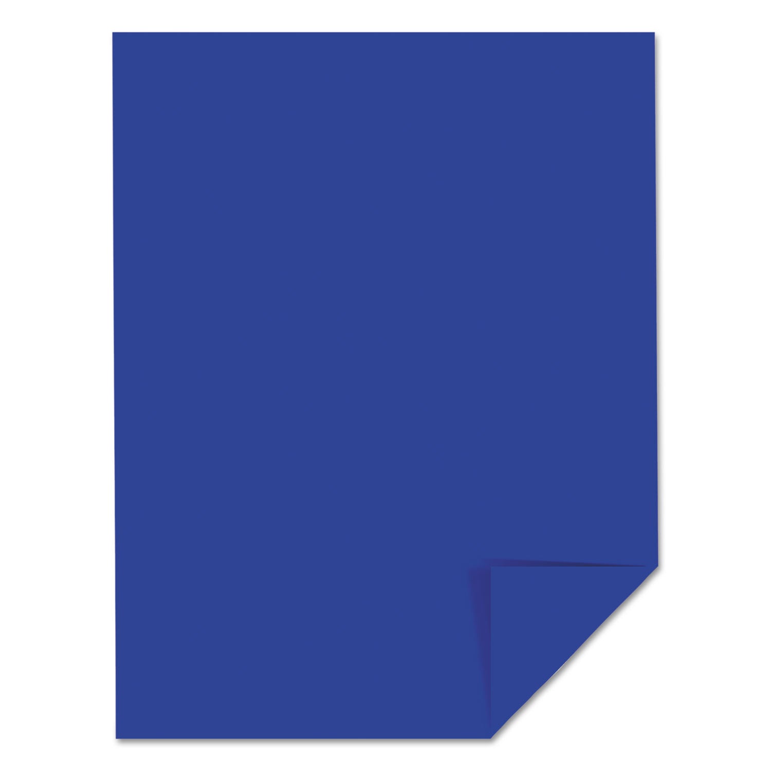 Color Cardstock, 65 lb Cover Weight, 8.5 x 11, Blast-Off Blue, 250/Pack -