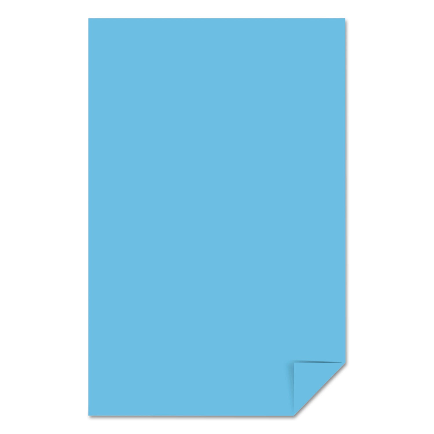Color Paper, 24 lb Bond Weight, 11 x 17, Lunar Blue, 500/Ream -