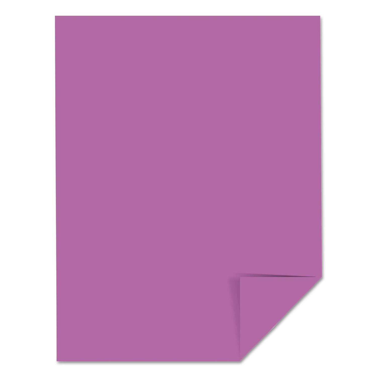 Color Cardstock, 65 lb Cover Weight, 8.5 x 11, Planetary Purple, 250/Pack -