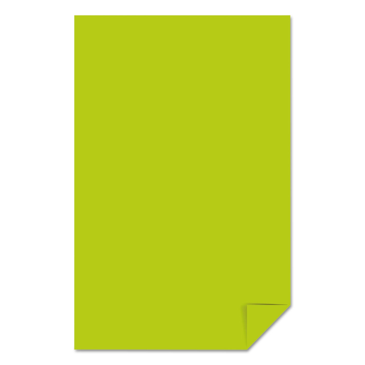 Color Paper, 24 lb Bond Weight, 11 x 17, Terra Green, 500/Ream -