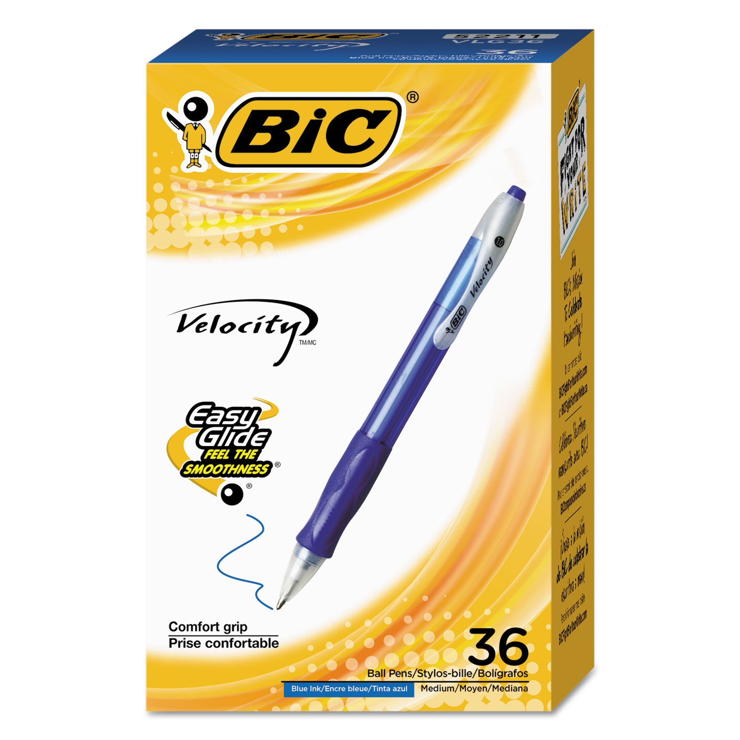 velocity-easy-glide-ballpoint-pen-value-pack-retractable-medium-1-mm-blue-ink-translucent-blue-barrel-36-pack_bicvlg361be - 1