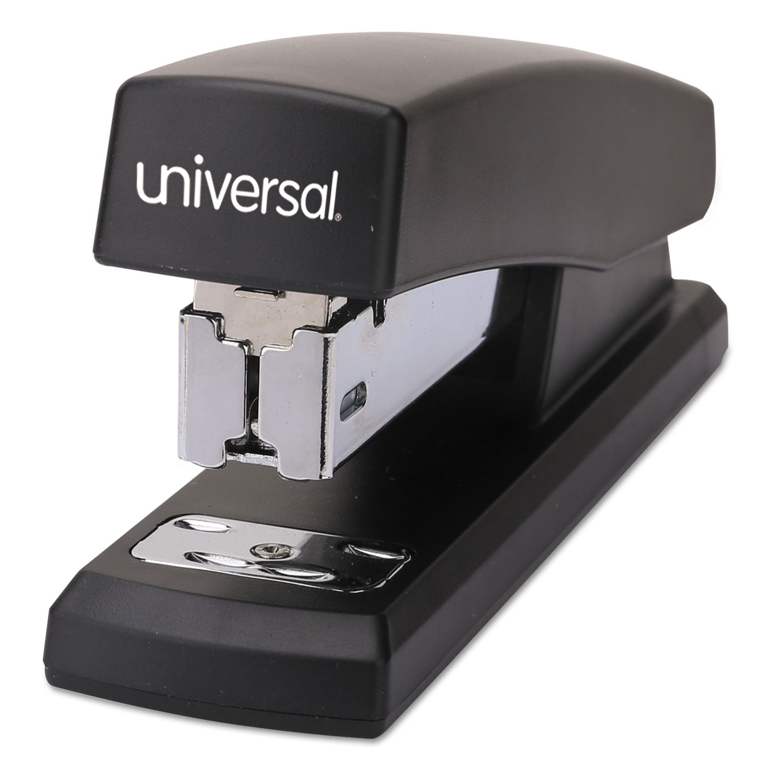 Half-Strip Stapler, 20-Sheet Capacity, Black -