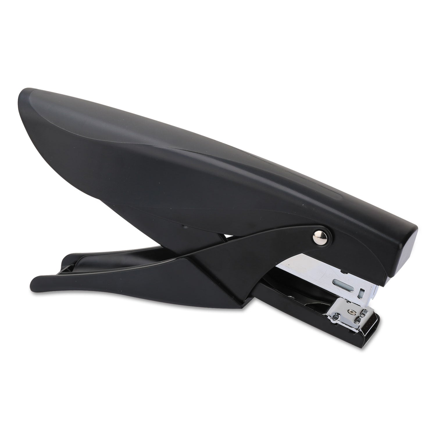 Deluxe Plier Stapler, 20-Sheet Capacity, 0.25" Staples, 1.75" Throat, Black -