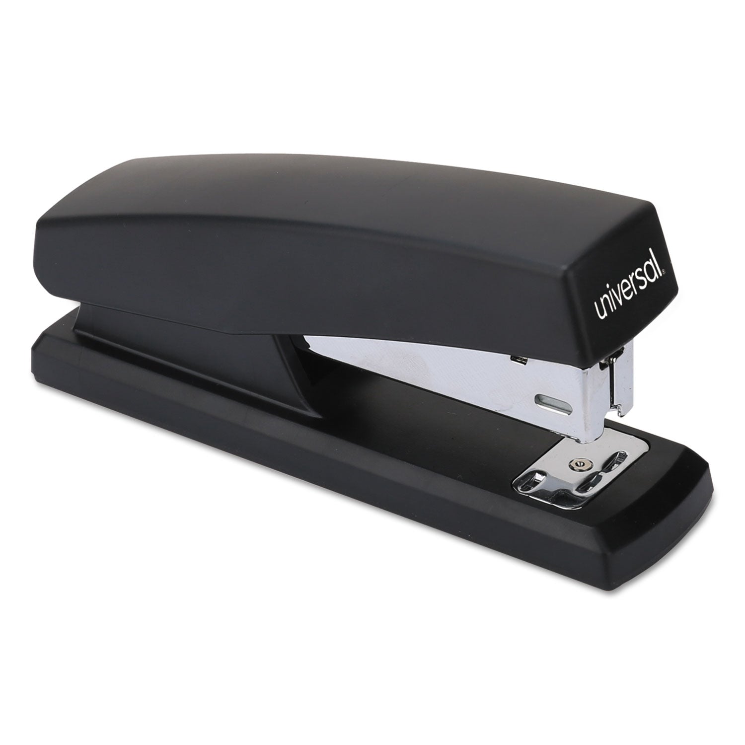 Half-Strip Stapler, 20-Sheet Capacity, Black -