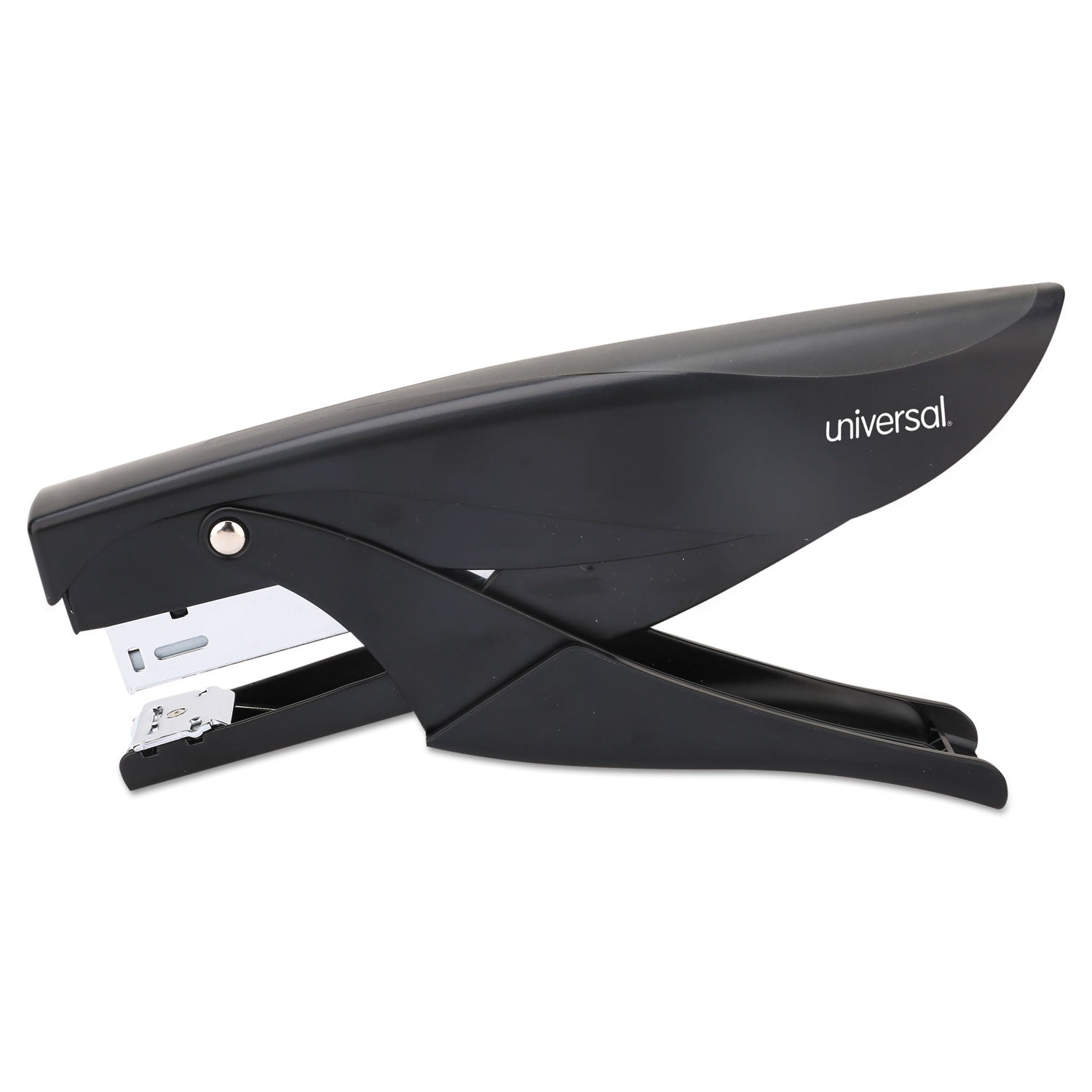 Deluxe Plier Stapler, 20-Sheet Capacity, 0.25" Staples, 1.75" Throat, Black -
