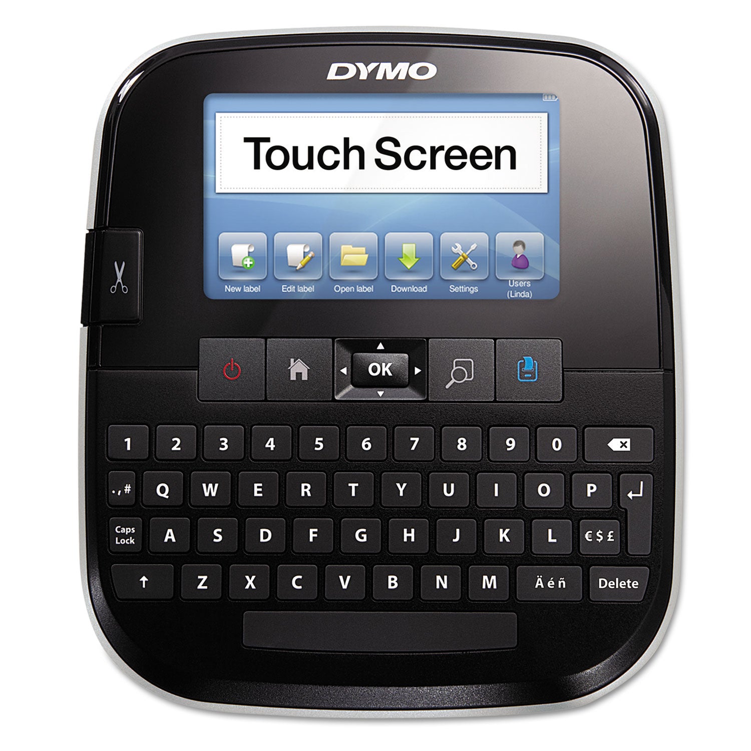 LabelManager 500TS Touchscreen Label Maker, 0.8"/s Print Speed, 6.46 x 7.44 x 3.74 -