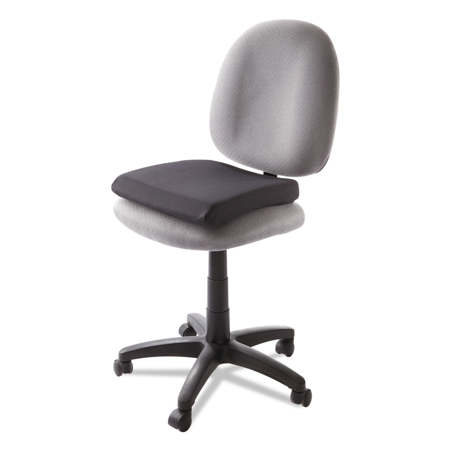 Memory Foam Seat Rest, 13.5 x 14.5 x 2, Black -