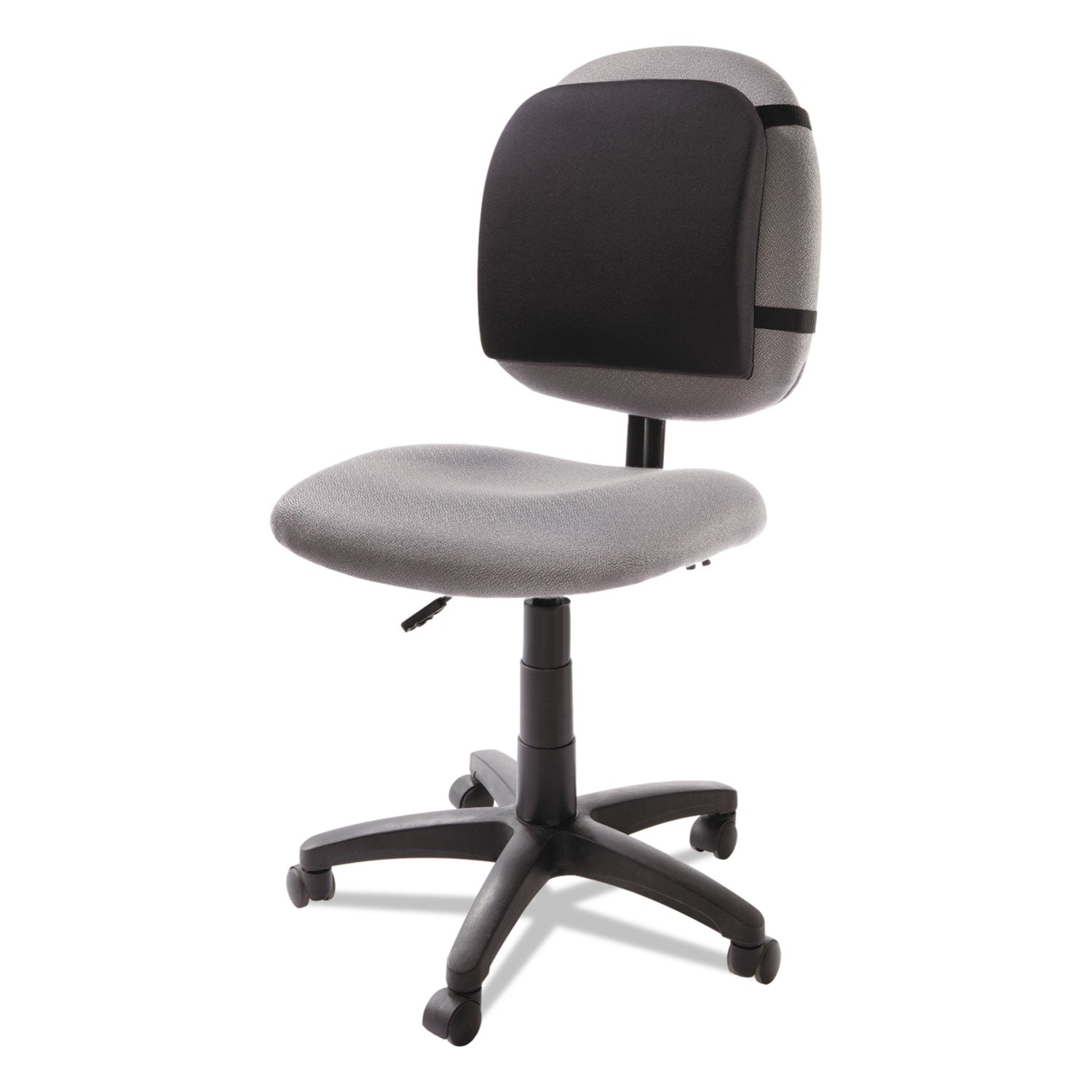 Memory Foam Backrest, 16 x 12 x 16, Black -