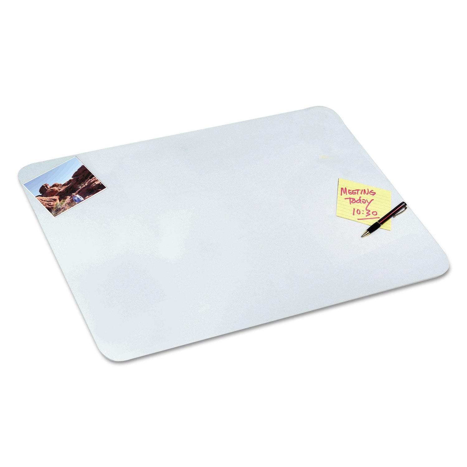 Desk Pad with Antimicrobial Protection, 20 x 36, Frosted -