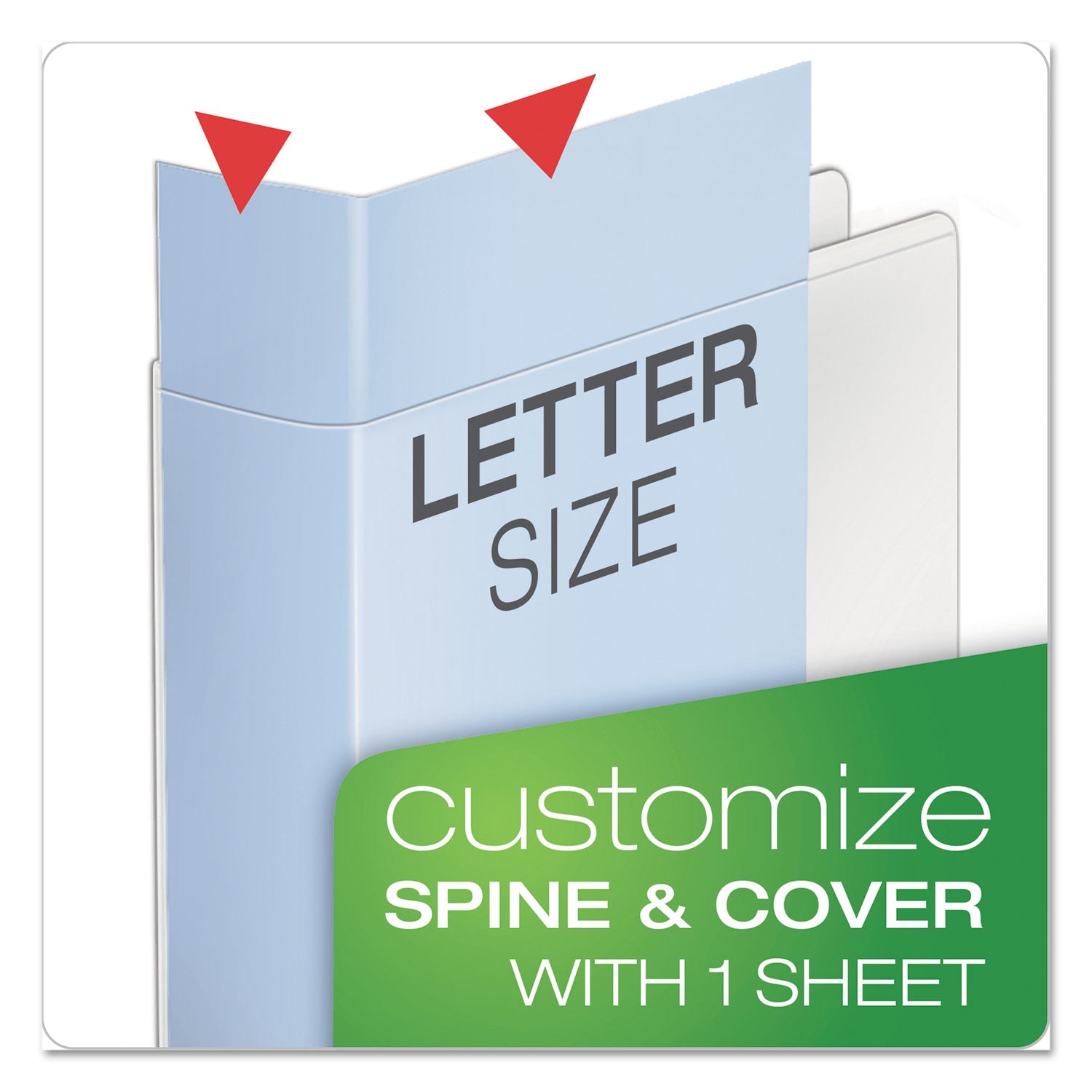 Speedy XtraLife Non-Stick Locking Slant-D Ring Binder, 3 Rings, 3" Capacity, 11 x 8.5, White -