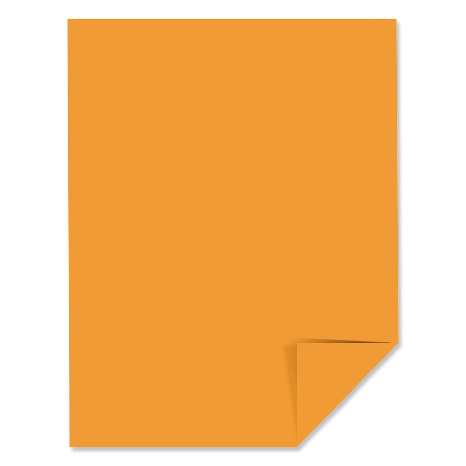 Color Paper, 24 lb Bond Weight, 8.5 x 11, Cosmic Orange, 500/Ream -