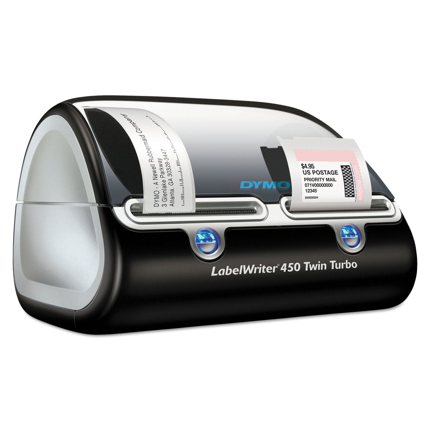 LabelWriter 450 Twin Turbo Label Printer, 71 Labels/min Print Speed, 5.5 x 8.4 x 7.4 -