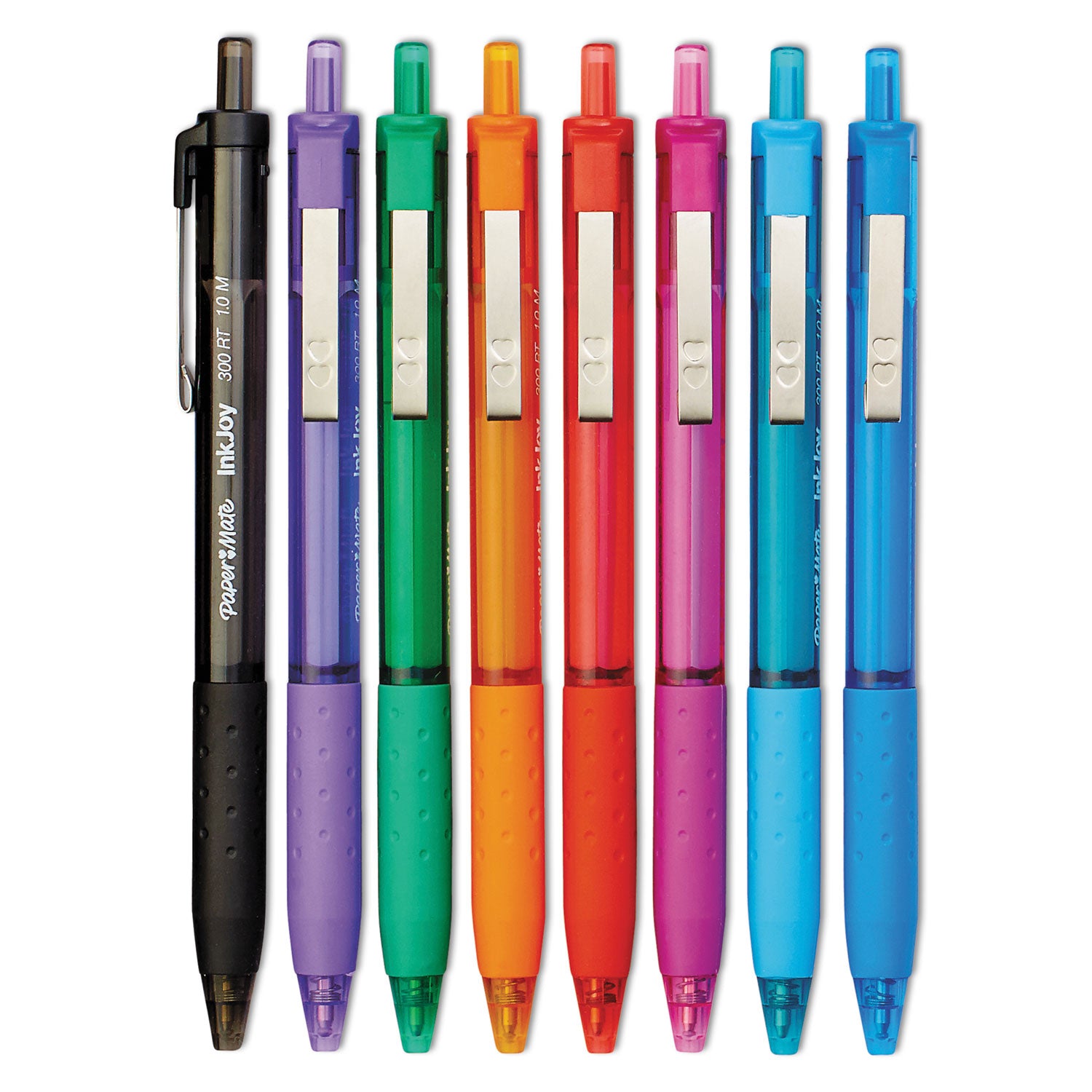 inkjoy-300-rt-ballpoint-pen-retractable-medium-1-mm-assorted-ink-and-barrel-colors-24-pack_pap1945926 - 2