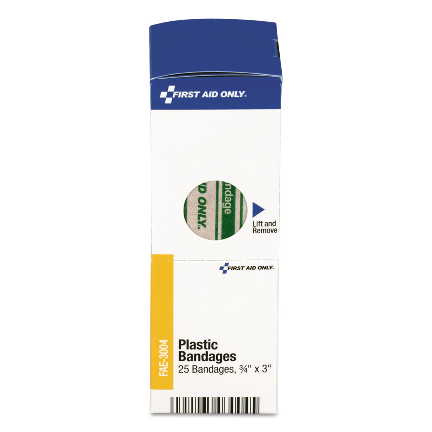 SmartCompliance Plastic Bandages, 0.75 x 3, 25/Box -