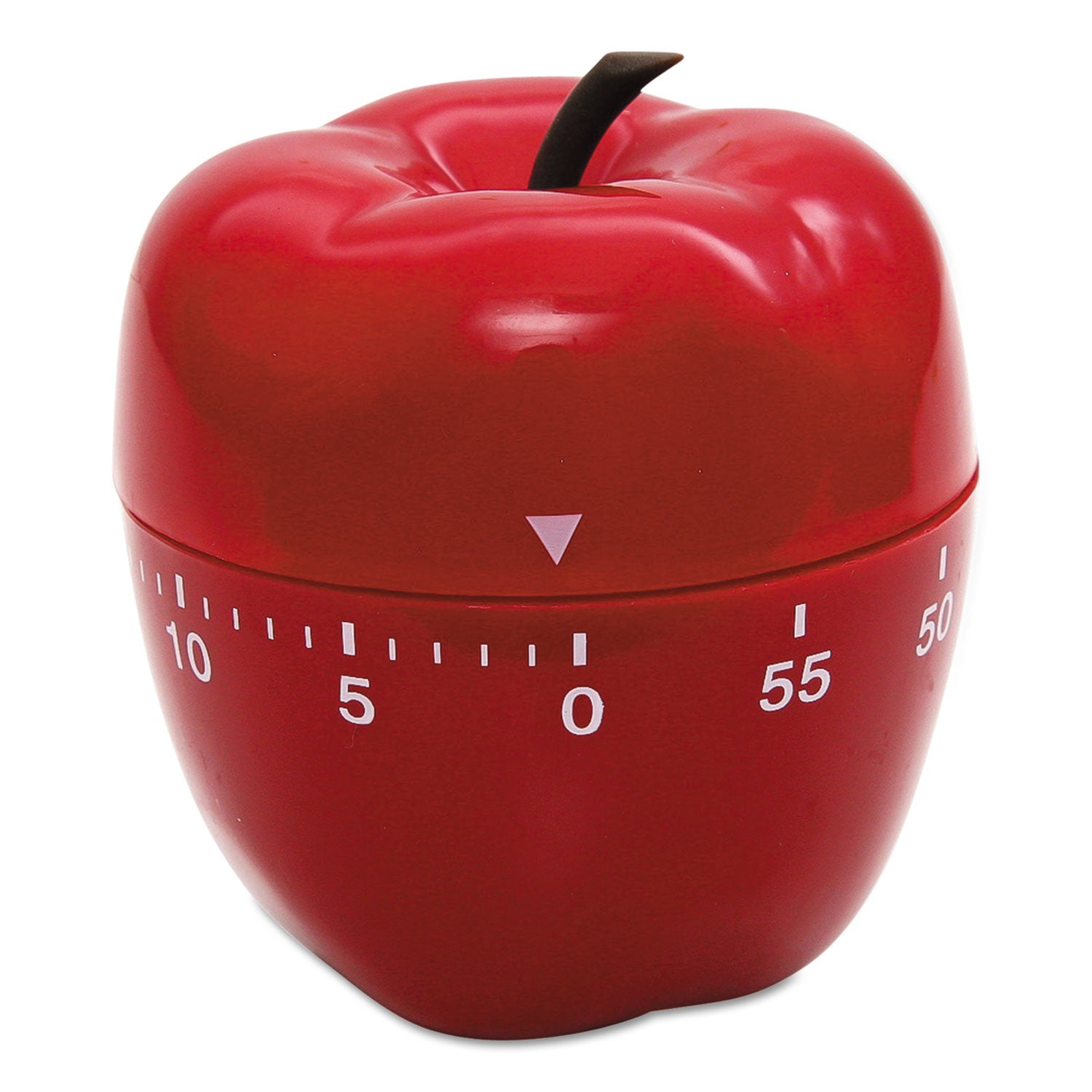 Shaped Timer, 4" Diameter x 4"h, Red Apple -