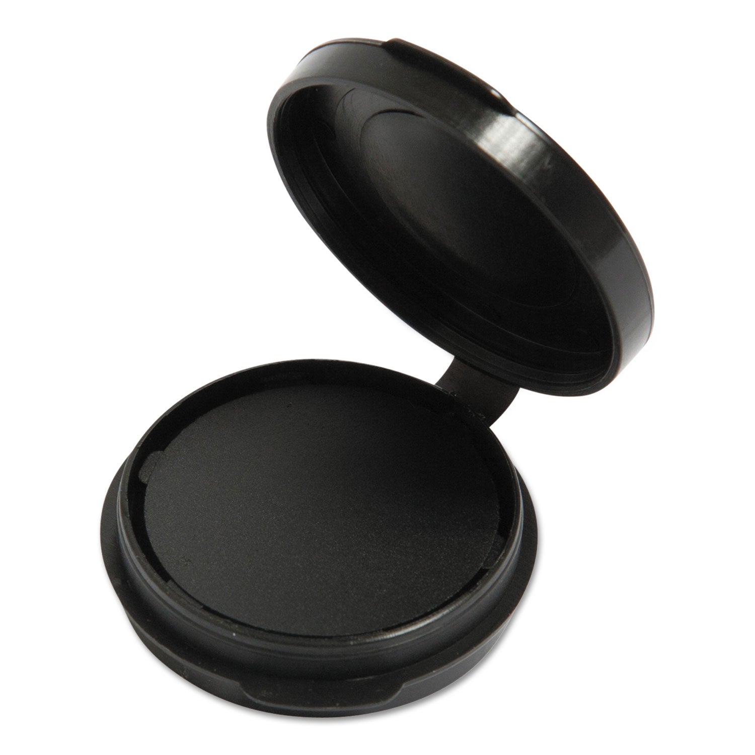 Fingerprint Ink Pad, 1.5" Diameter, Black -