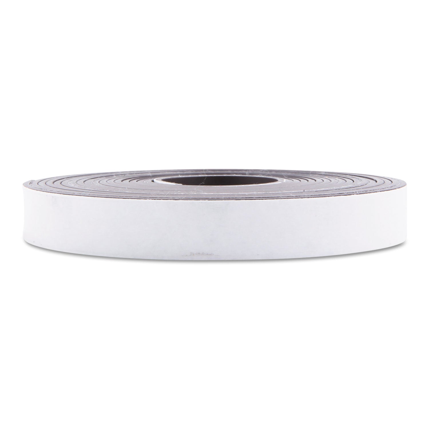 Adhesive-Backed Magnetic Tape, 0.5" x 10 ft, Black -