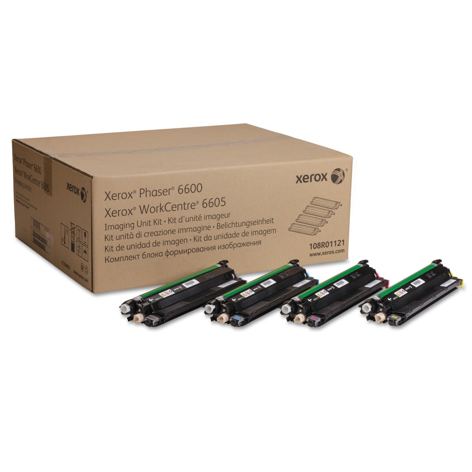 108R01121 Imaging Unit, 60,000 Page-Yield, Black/Cyan/Magenta/Yellow -