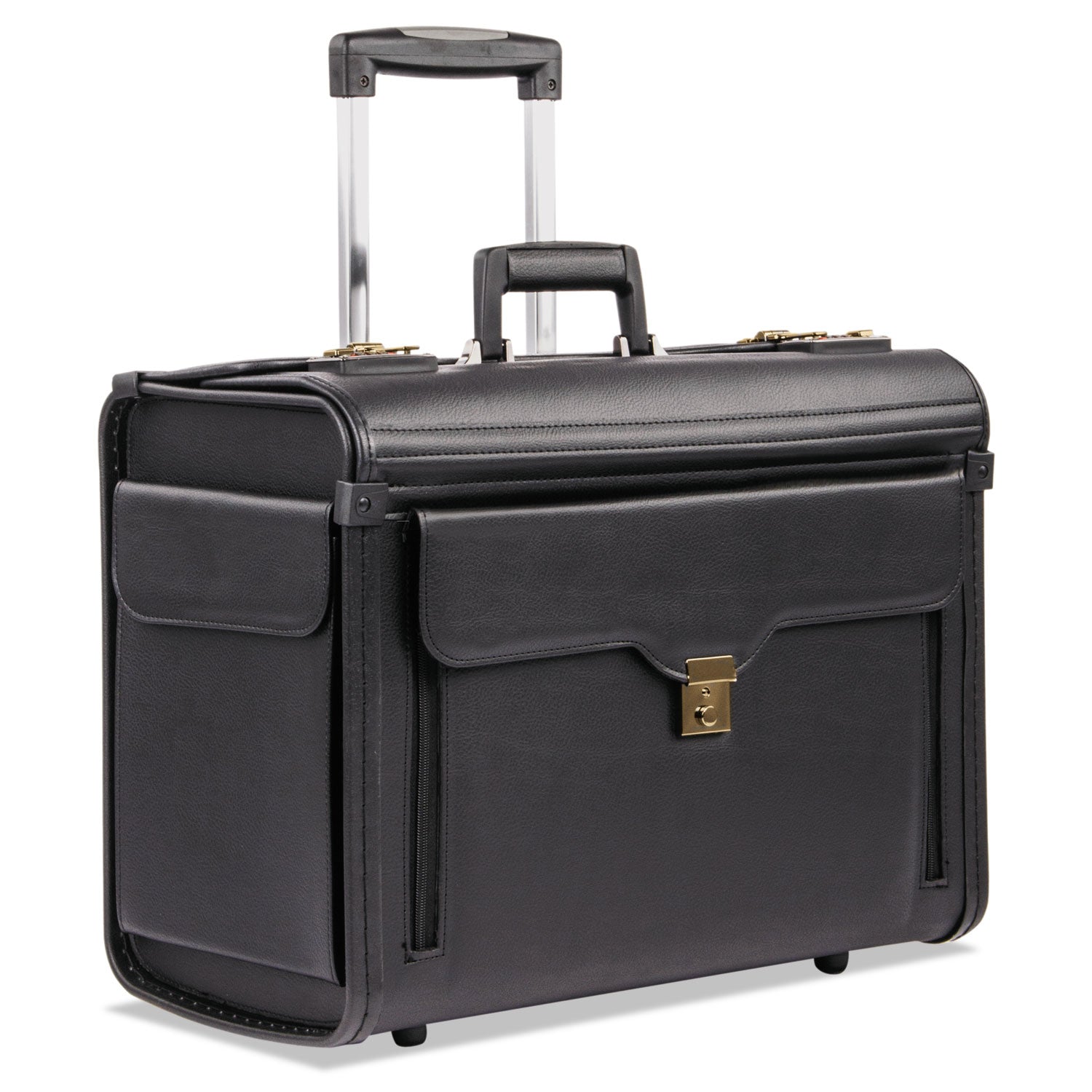 Catalog Case on Wheels, Fits Devices Up to 17.3", Koskin, 19 x 9 x 15.5, Black -