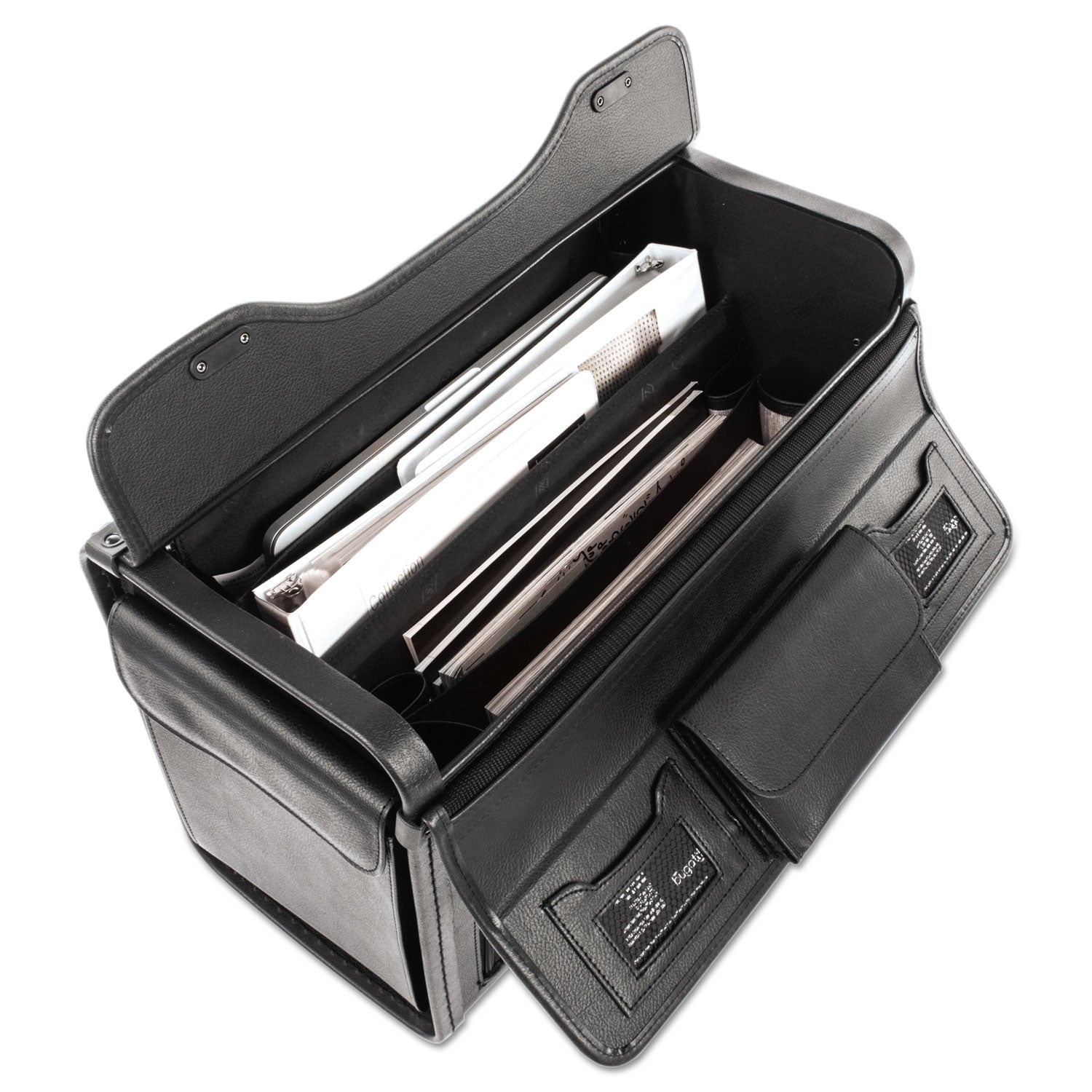 Catalog Case on Wheels, Fits Devices Up to 17.3", Koskin, 19 x 9 x 15.5, Black -