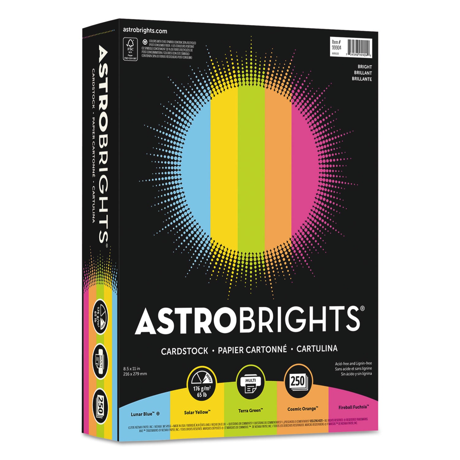 color-cardstock-bright-assortment-65-lb-cover-weight-85-x-11-assorted-250-pack_wau99904 - 1