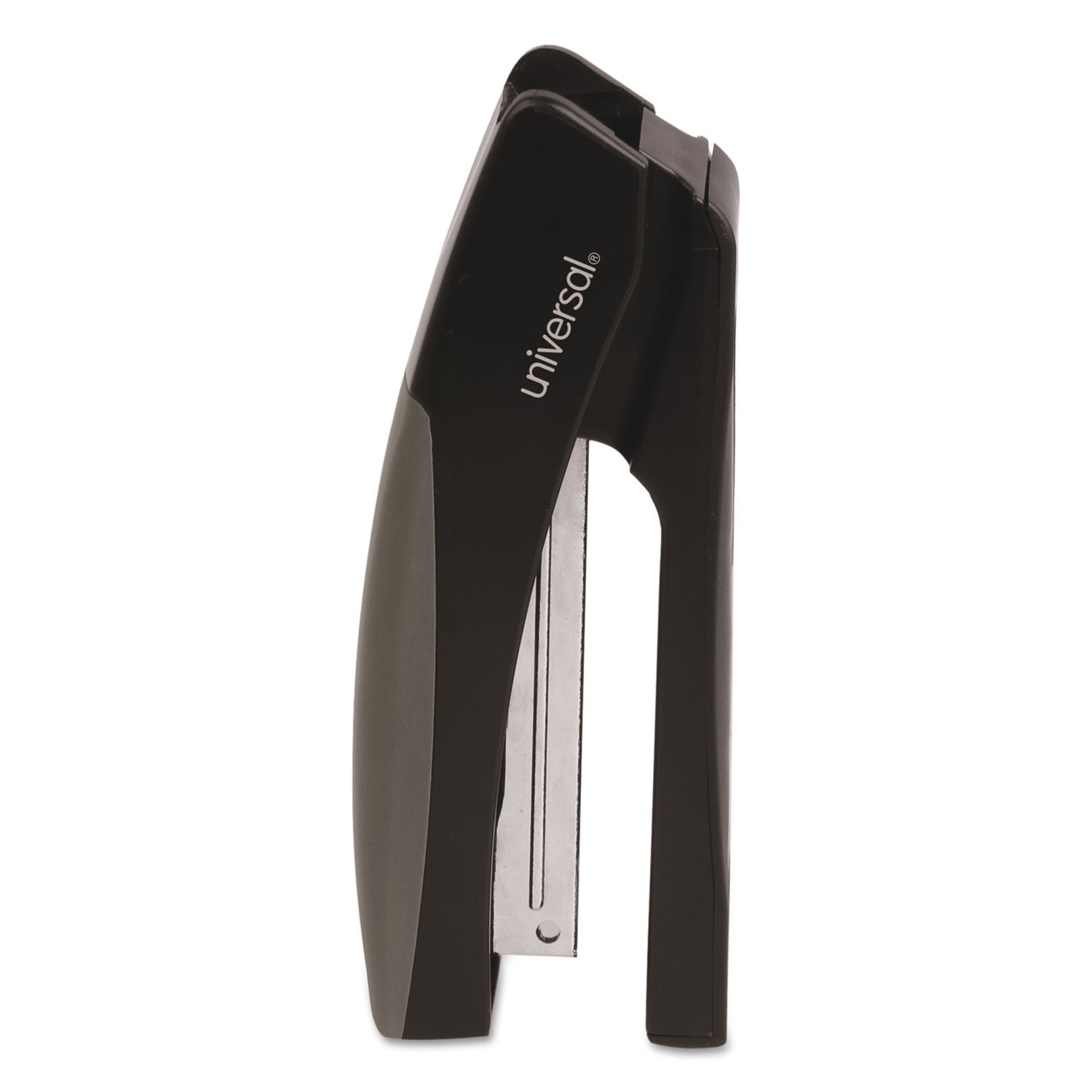 Stand-Up Full Strip Stapler, 20-Sheet Capacity, Black/Gray -
