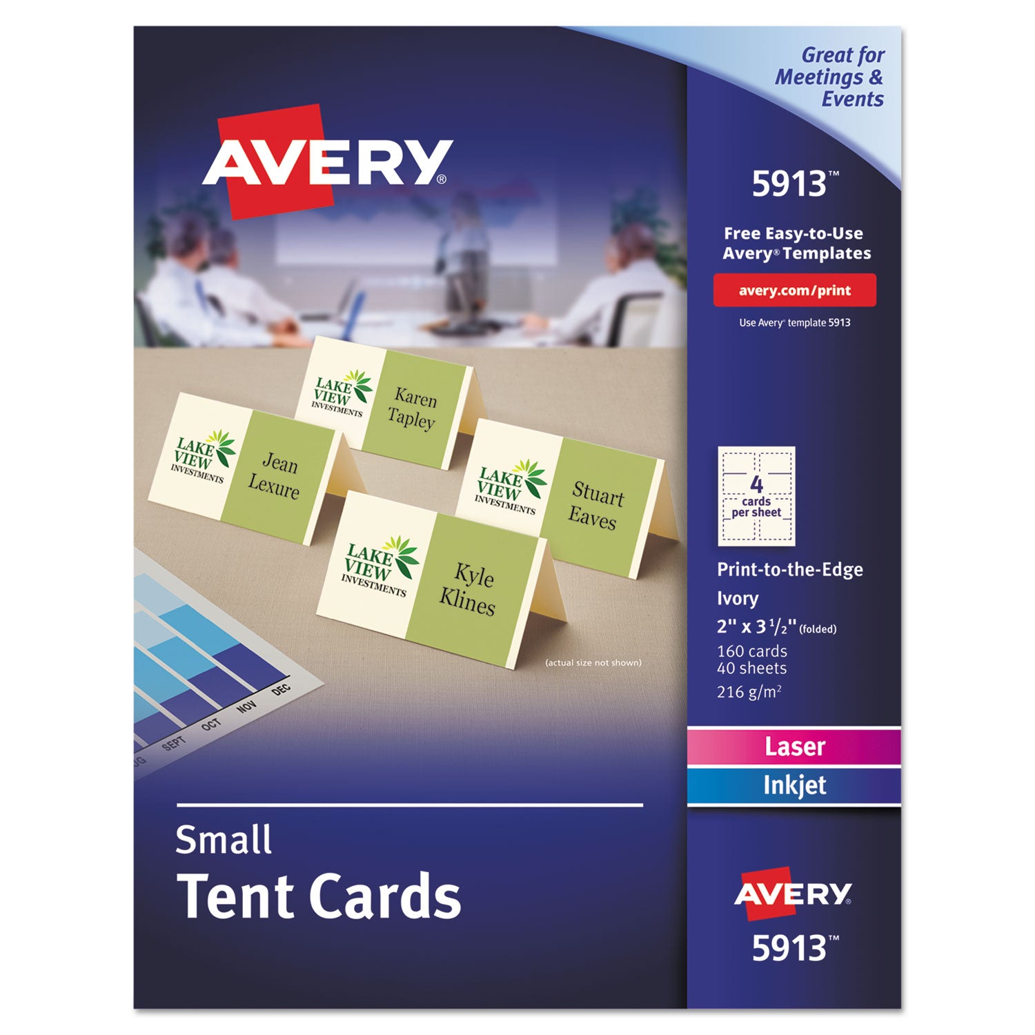small-tent-card-ivory-2-x-35-4-cards-sheet-40-sheets-pack_ave5913 - 1