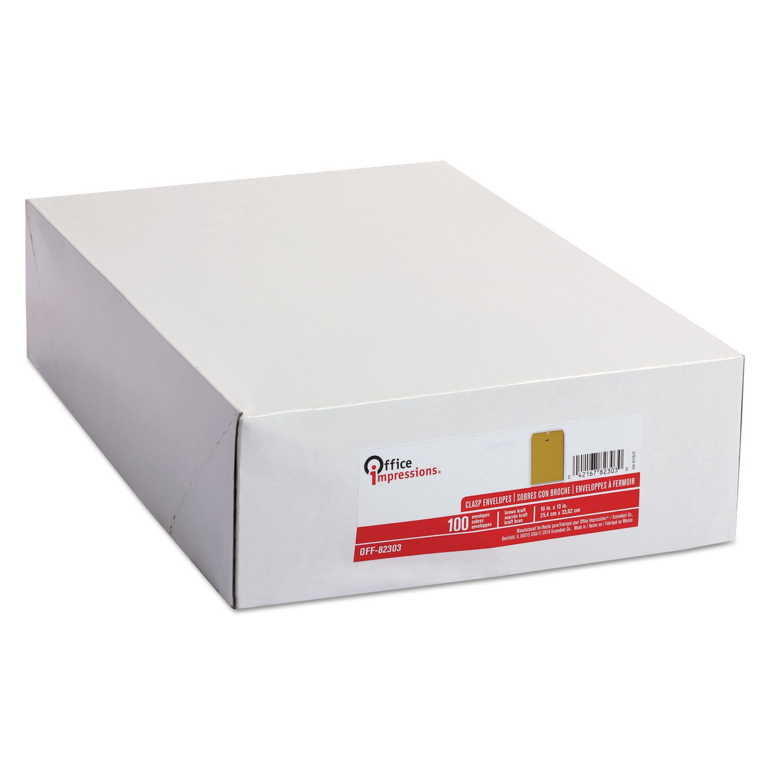 clasp-envelope-#97-square-flap-clasp-gummed-closure-10-x-13-brown-kraft-100-box_off82303 - 2