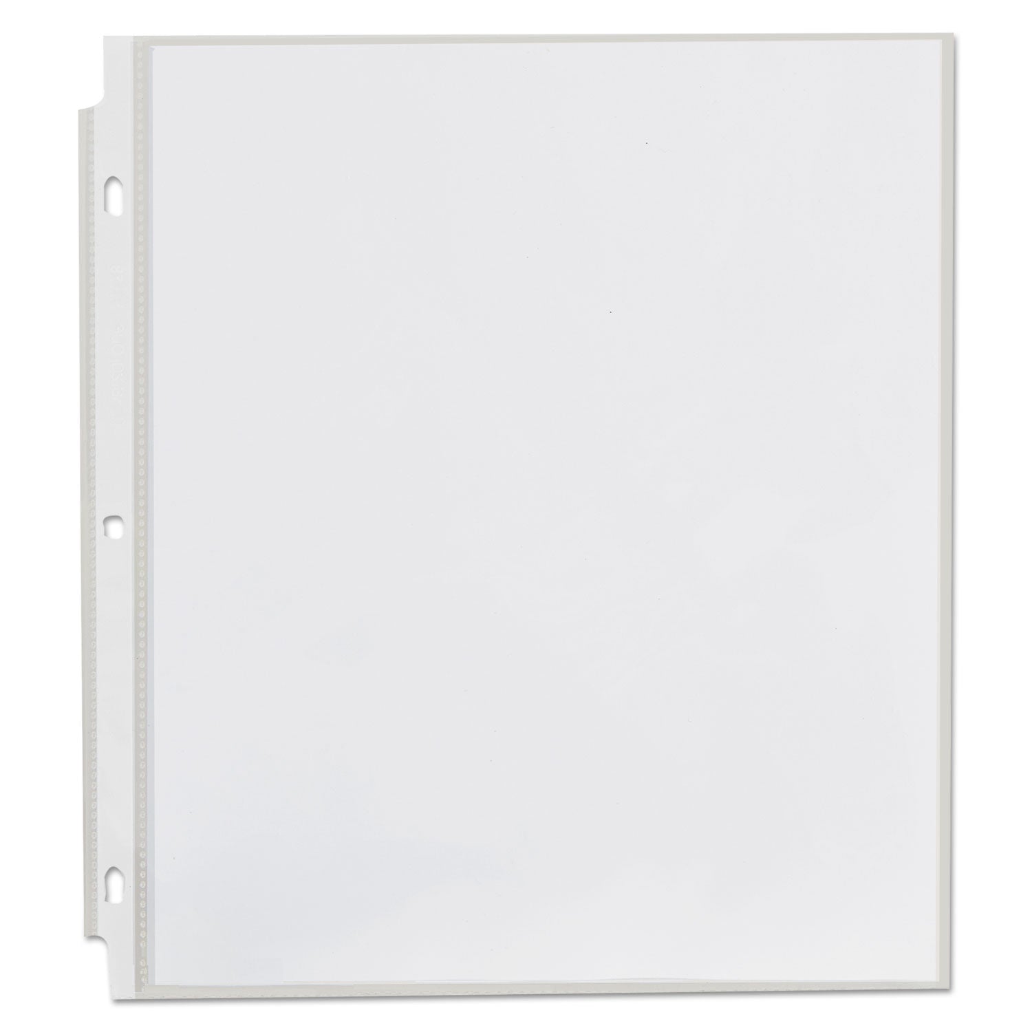 Top-Load Poly Sheet Protectors, Economy, Letter, 100/Box -