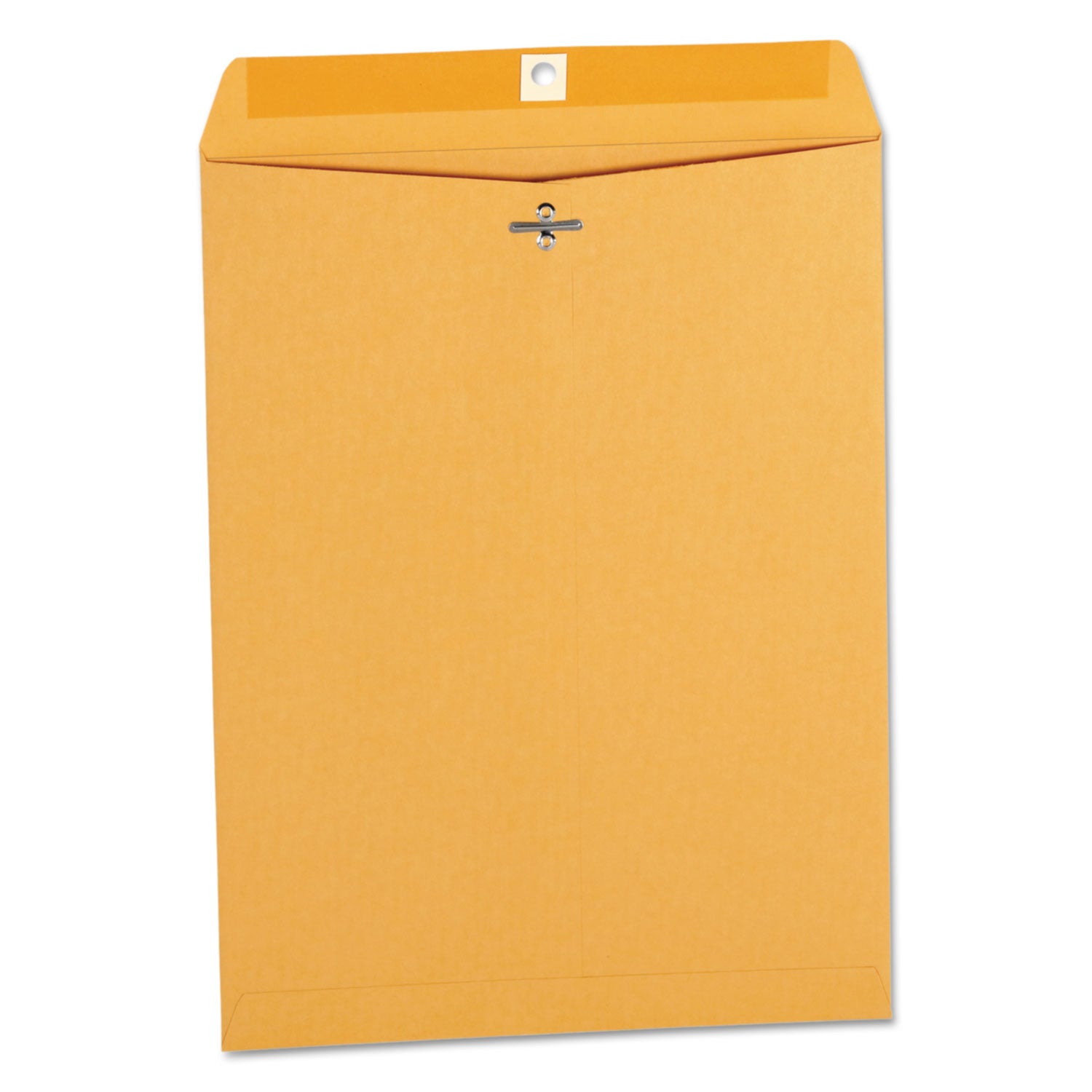Kraft Clasp Envelope, #12 1/2, Square Flap, Clasp/Gummed Closure, 9.5 x 12.5, Brown Kraft, 100/Box -