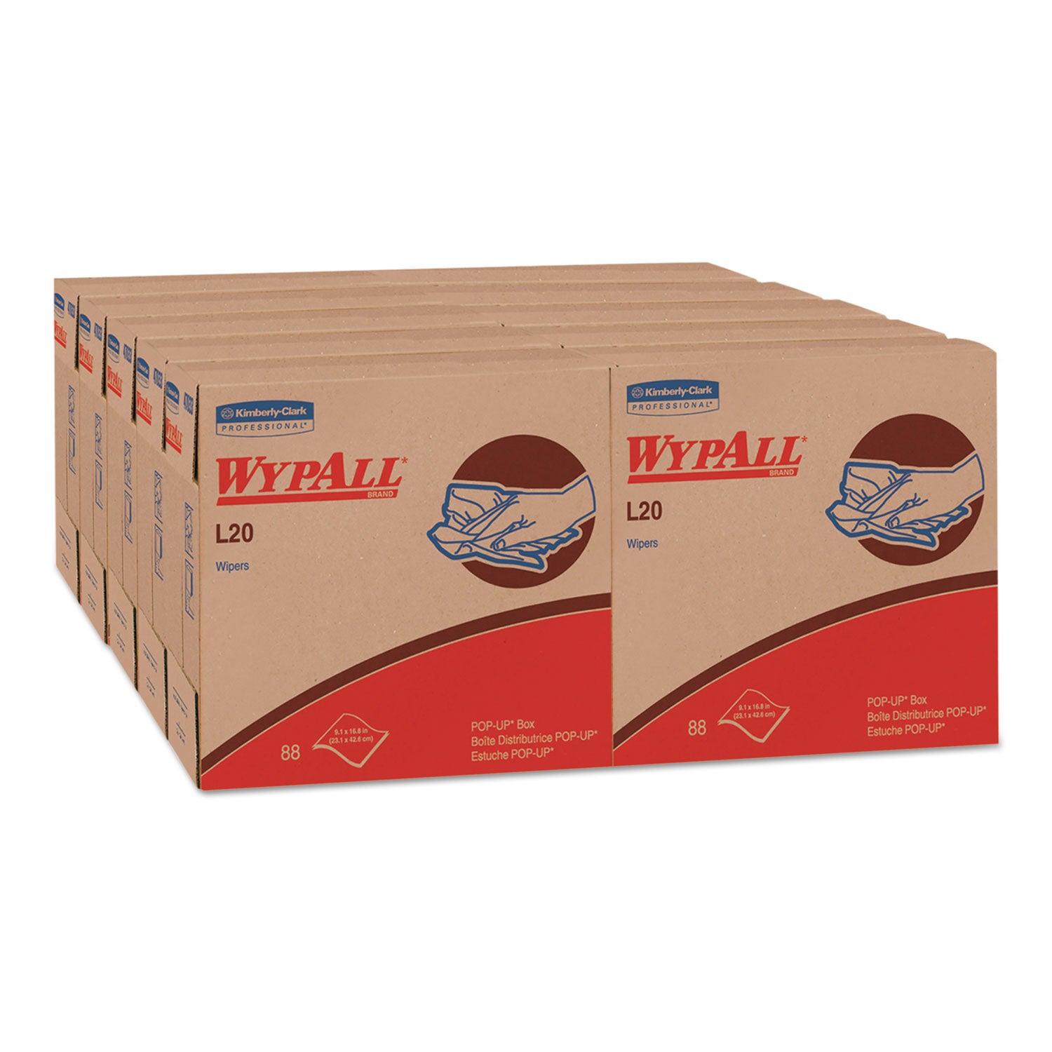 l20-towels-pop-up-box-4-ply-91-x-168-unscented-white-88-box-10-boxes-carton_kcc47044 - 2