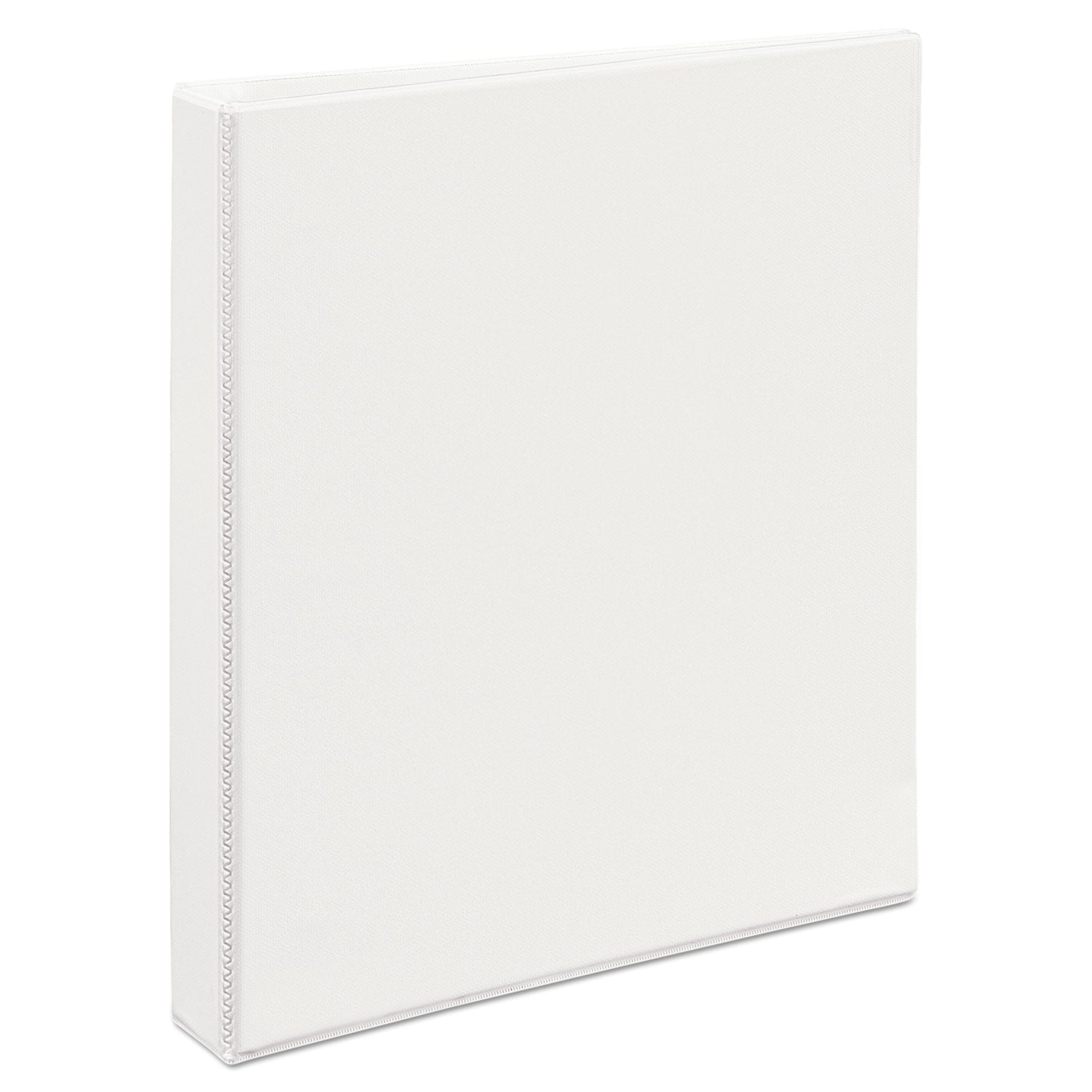 Heavy-Duty Non Stick View Binder with DuraHinge and Slant Rings, 3 Rings, 1" Capacity, 11 x 8.5, White, (5304) -