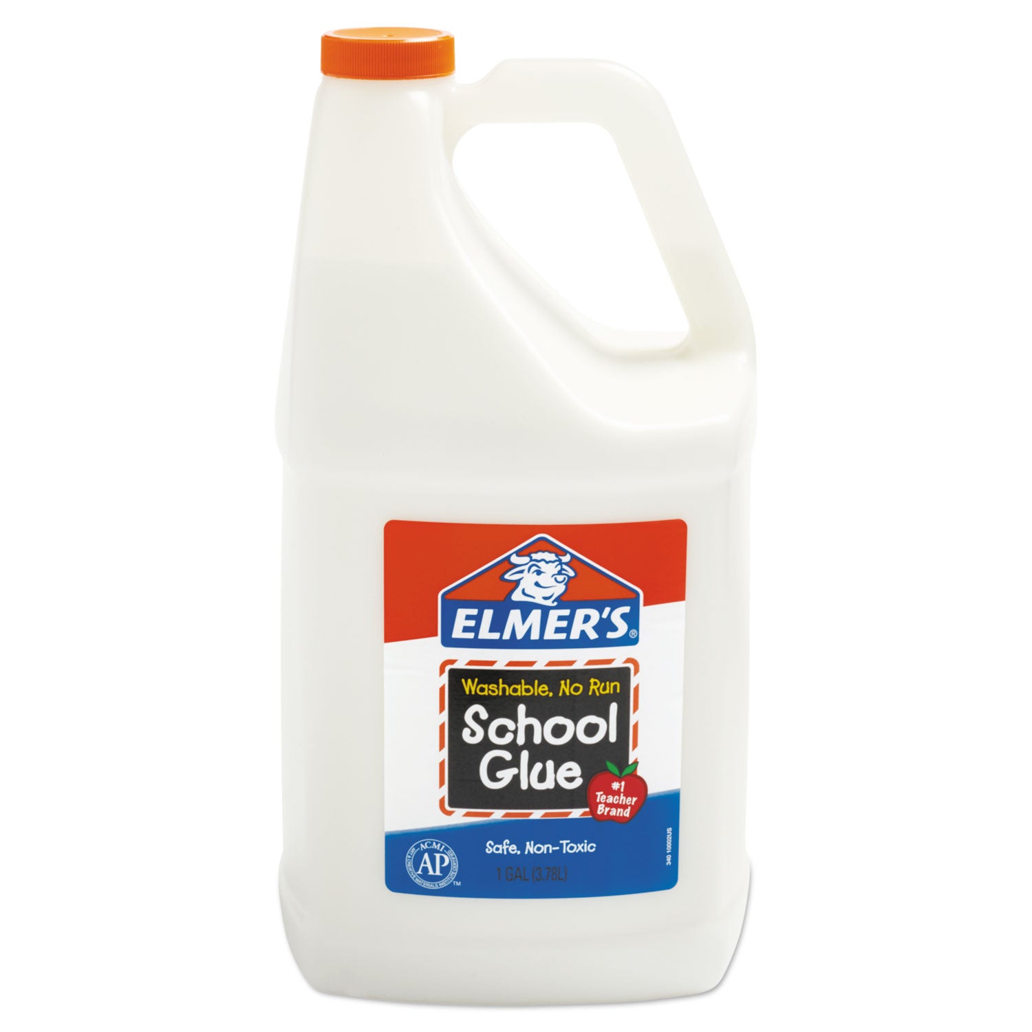 Washable School Glue, 1 gal, Dries Clear -