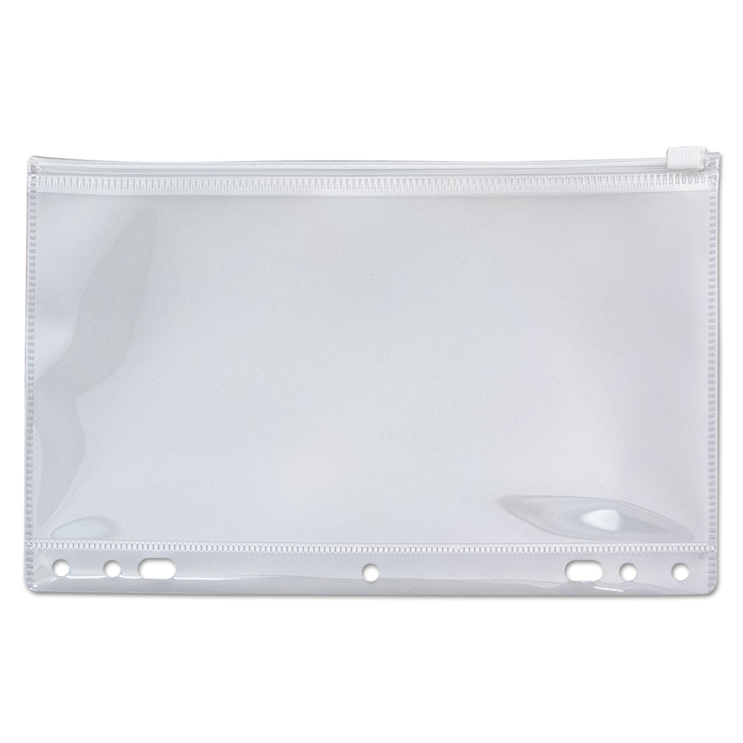 Zip-All Ring Binder Pocket, 6 x 9.5, Clear -
