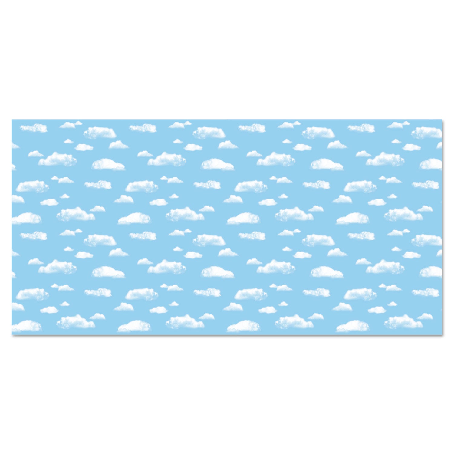 Fadeless Designs Bulletin Board Paper, Clouds, 48" x 50 ft Roll -