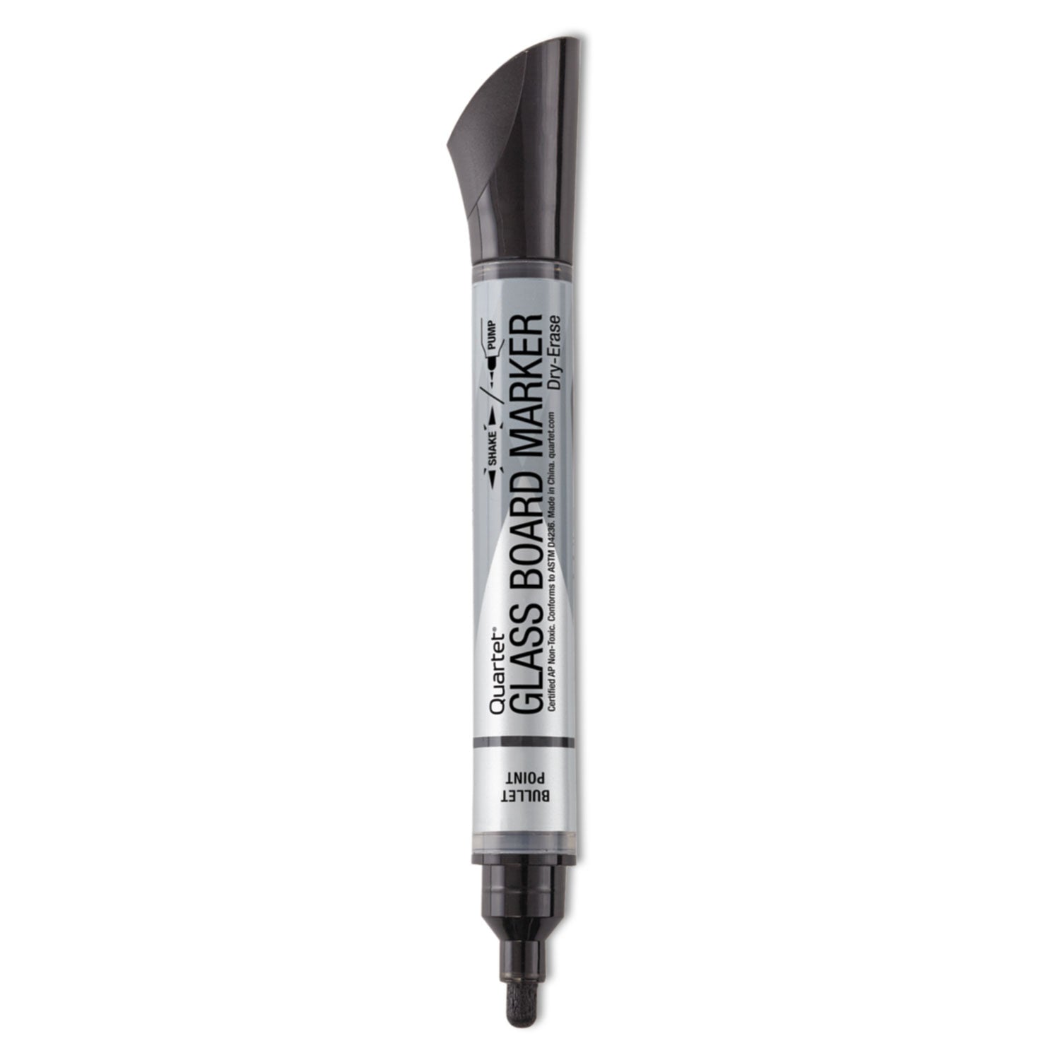 premium-glass-board-dry-erase-marker-broad-bullet-tip-black-dozen_qrt79553 - 1