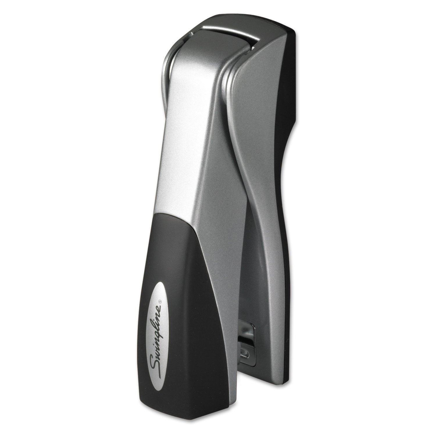 Optima Grip Compact Stapler, 25-Sheet Capacity, Silver -