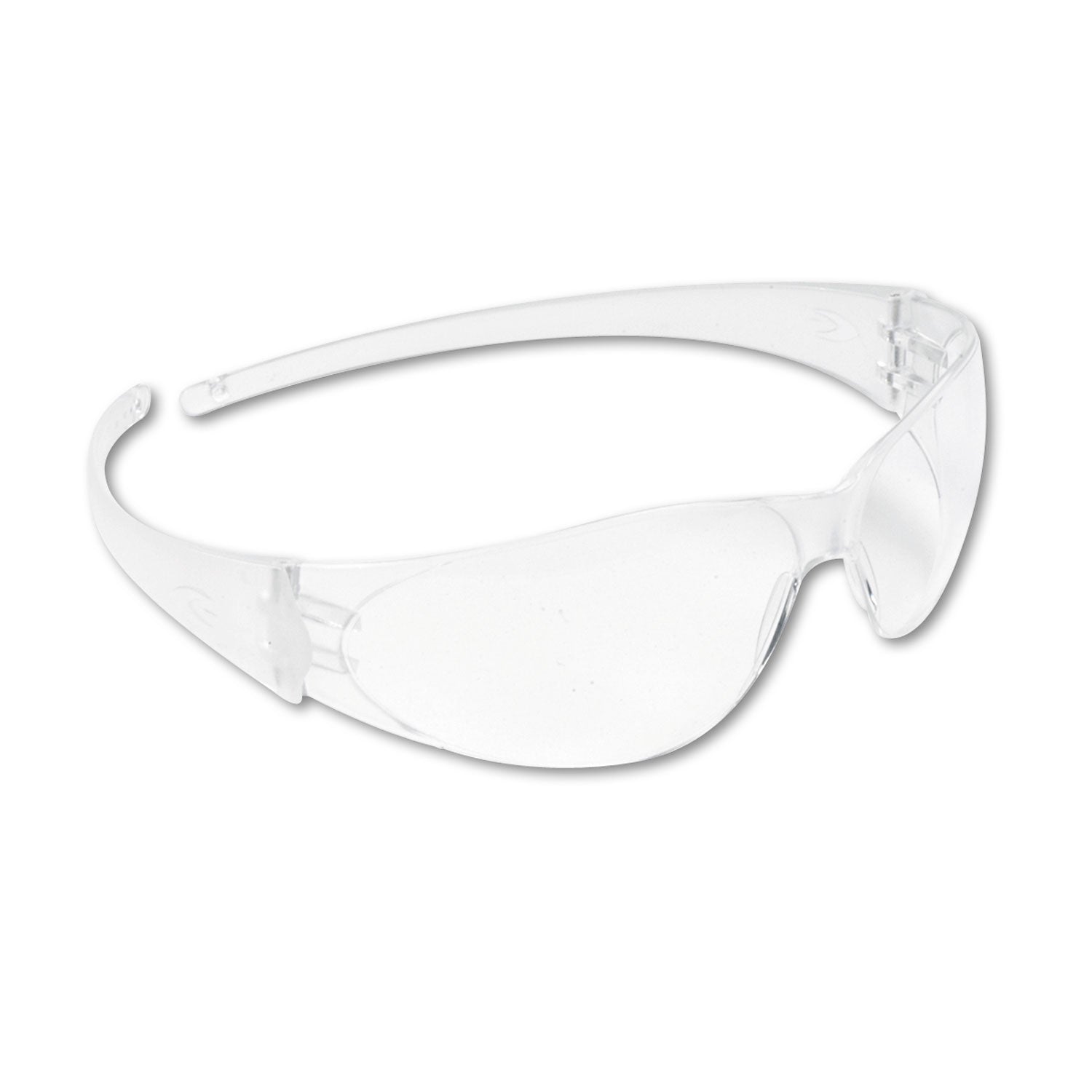 Checkmate Wraparound Safety Glasses, CLR Polycarbonate Frame, Coated Clear Lens -