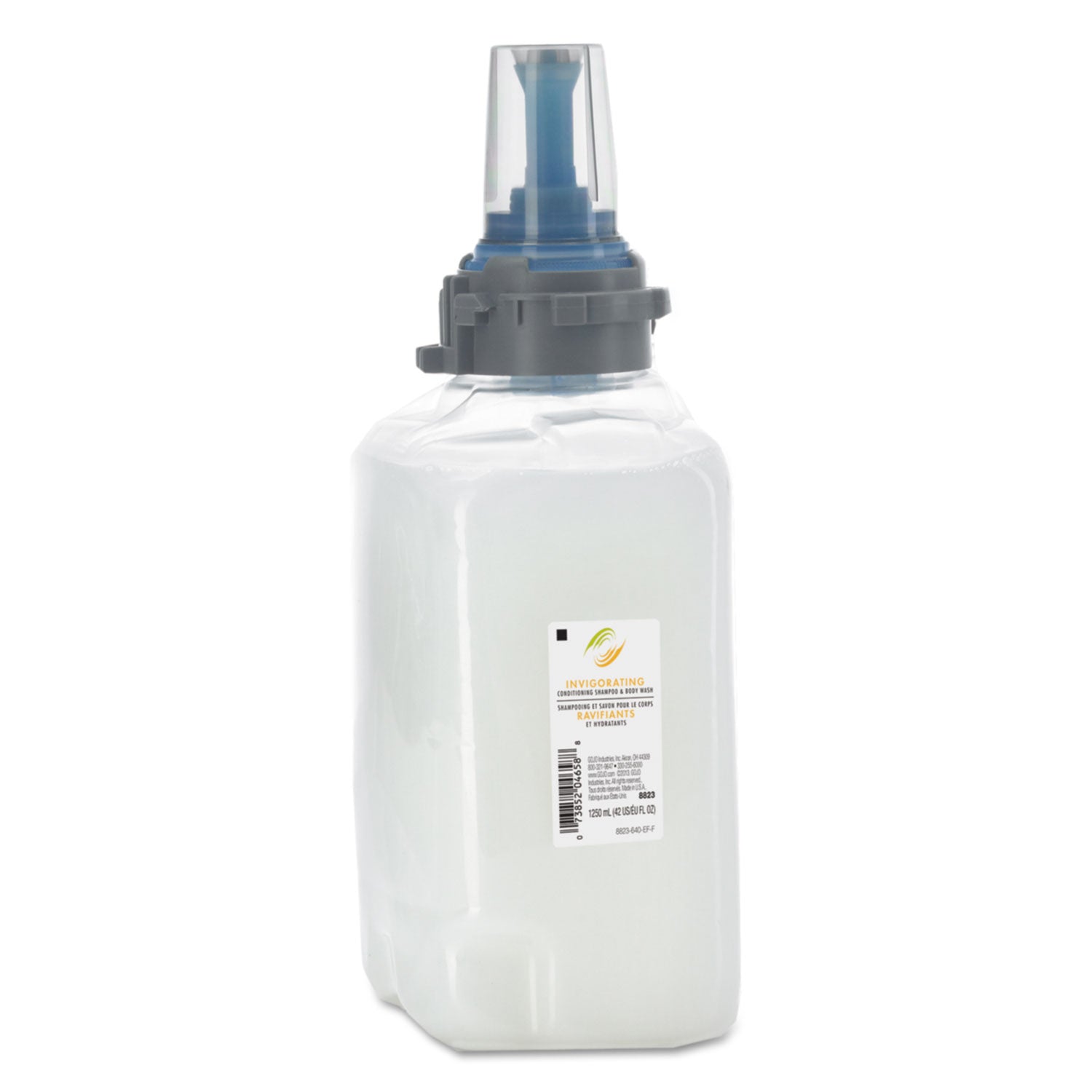 Lather and Klean Body and Hair Shampoo Refill, Citrus Ginger, 1,250 mL Refill -