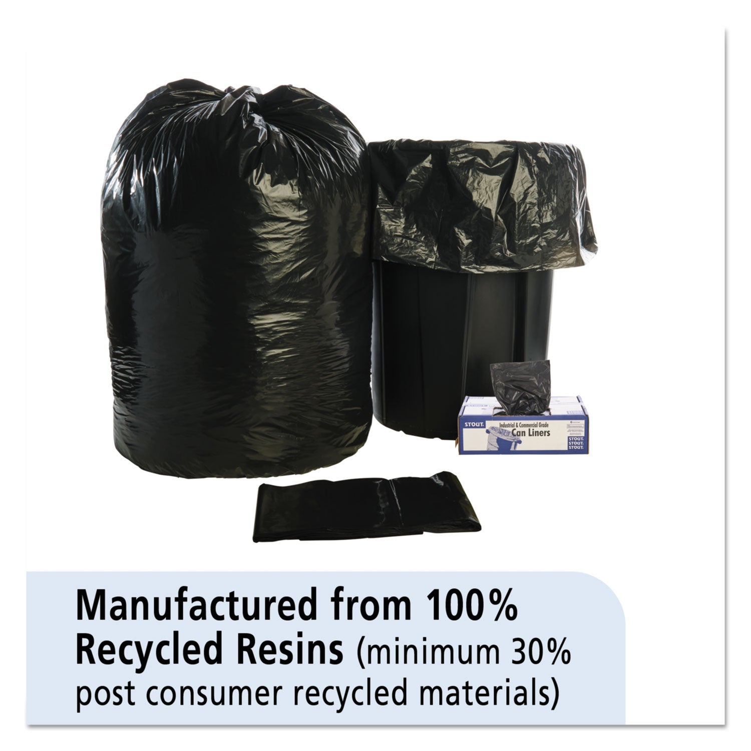 total-recycled-content-plastic-trash-bags-56-gal-15-mil-43-x-49-brown-black-100-carton_stot4349b15 - 2