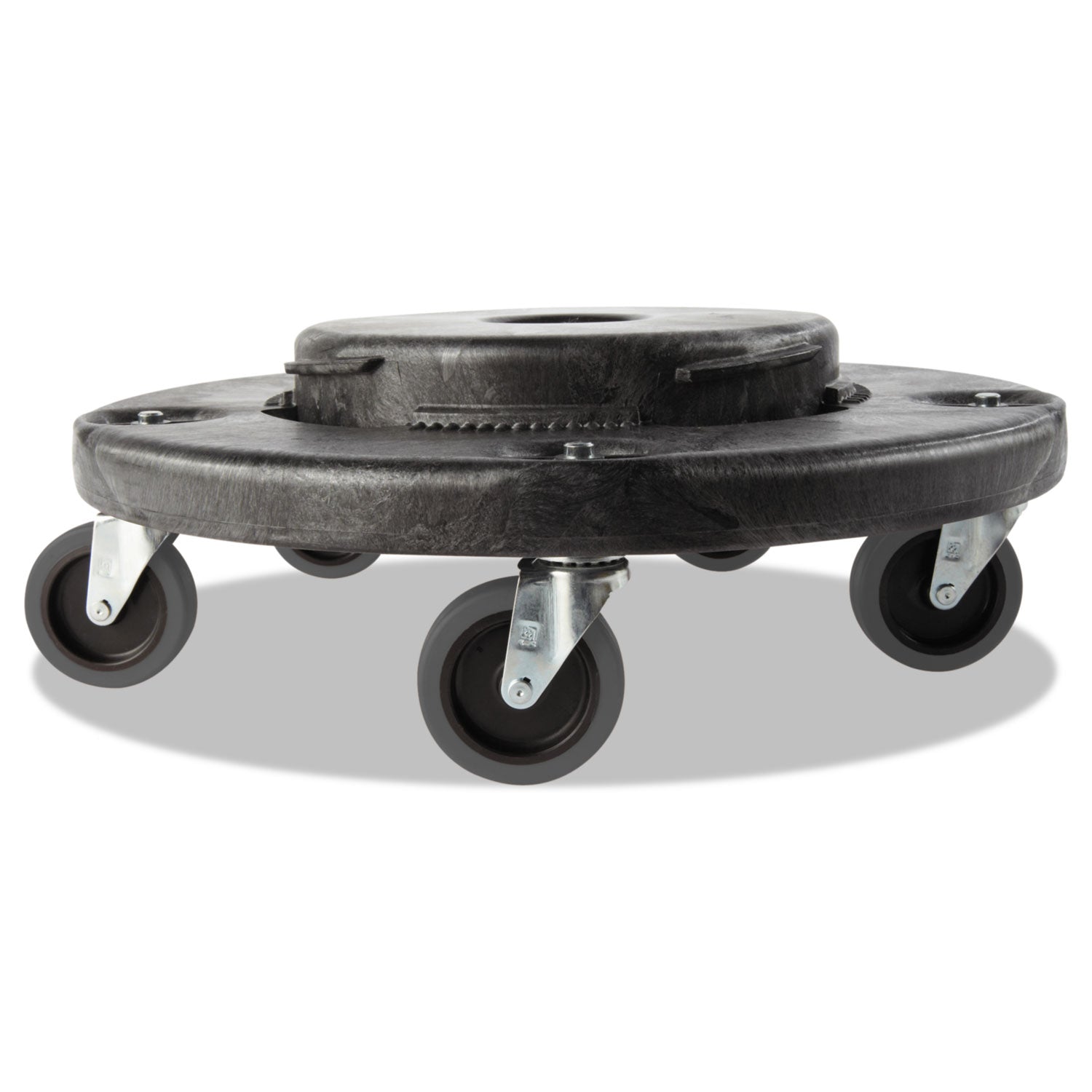 Brute Quiet Dolly, 250 lb Capacity, 18.25" Diameter x 6.63"h, Black - 1