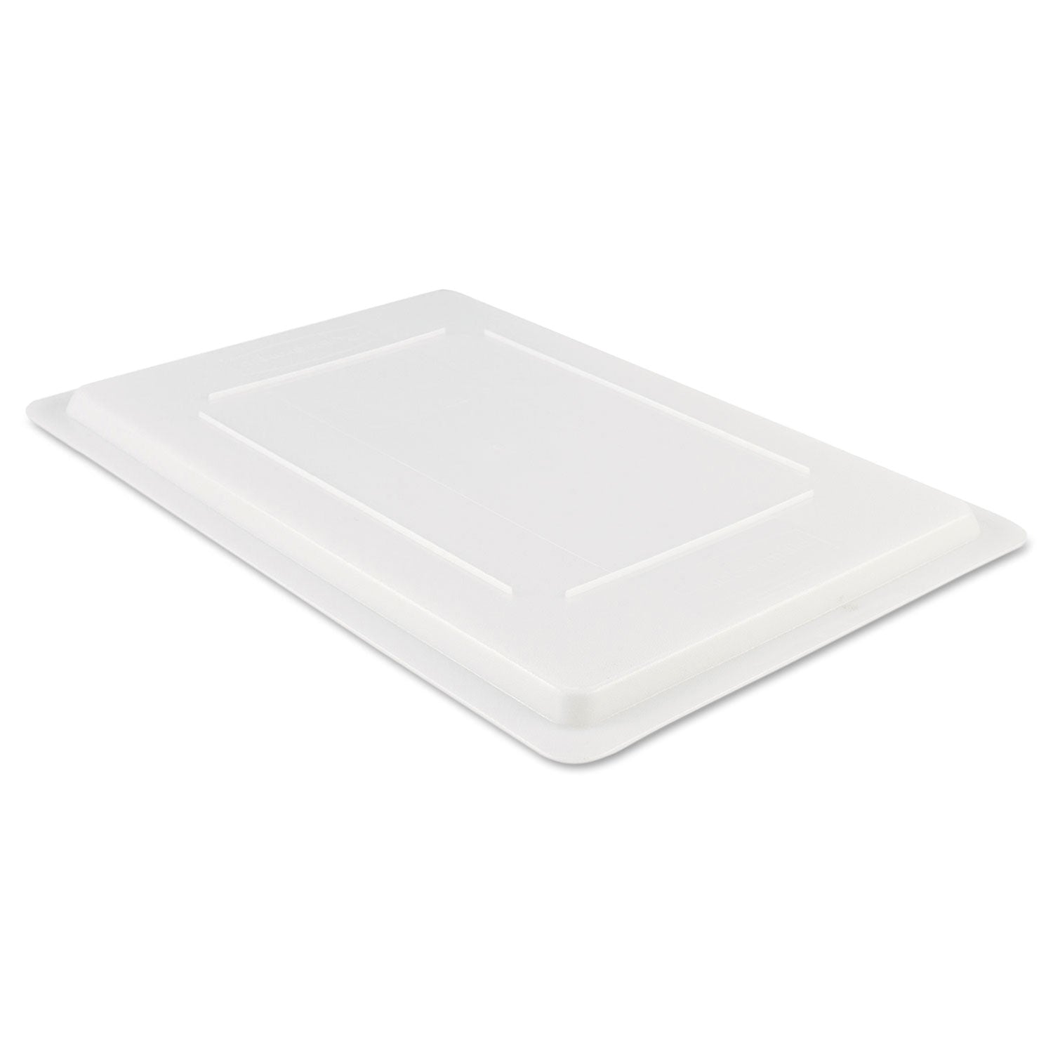 Food/Tote Box Lids, 26 x 18, White, Plastic -