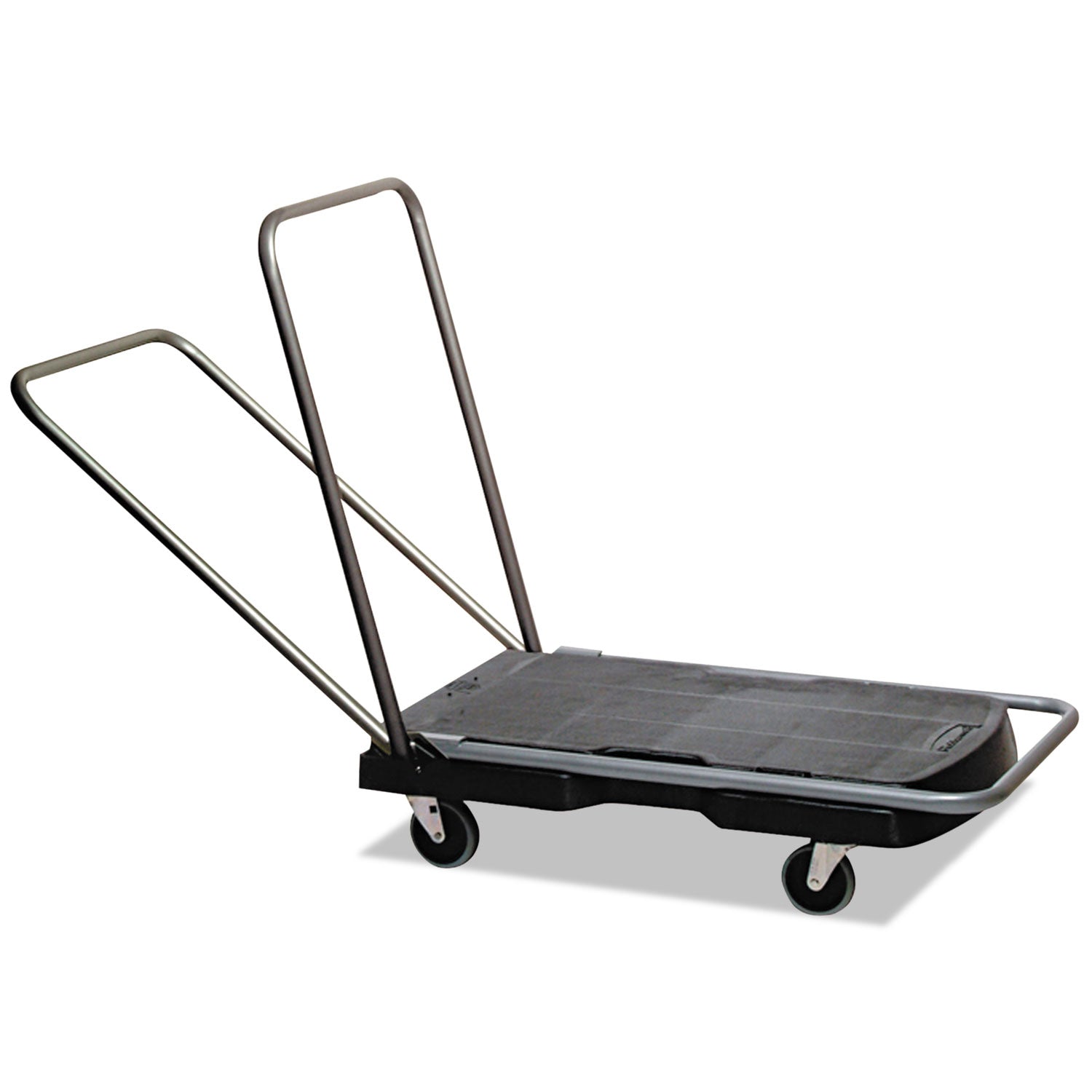 Utility-Duty Home/Office Cart, 250 lb Capacity, 20.5 x 32.5, Platform, Black -