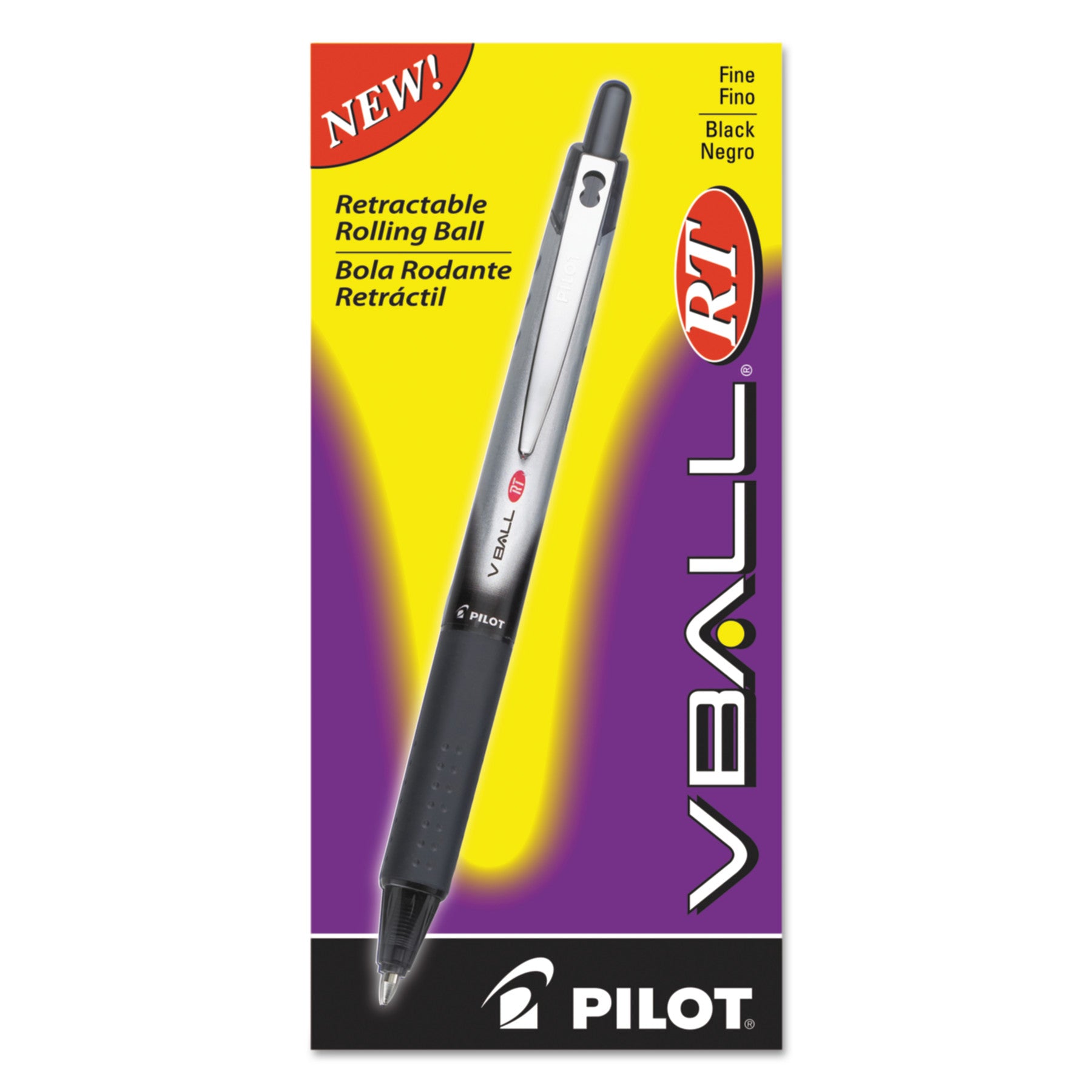 vball-rt-liquid-ink-roller-ball-pen-retractable-fine-07-mm-black-ink-black-white-barrel_pil26206 - 2