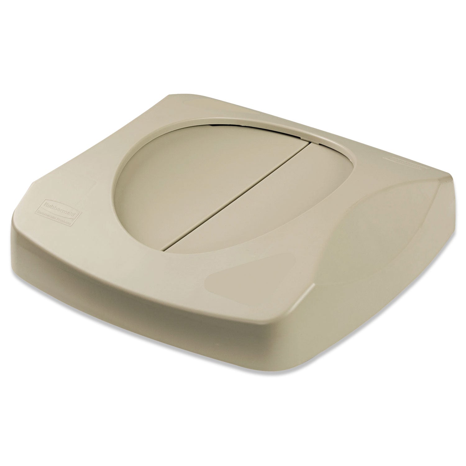 Swing Top Lid for Untouchable Recycling Center, 16" Square, Beige -