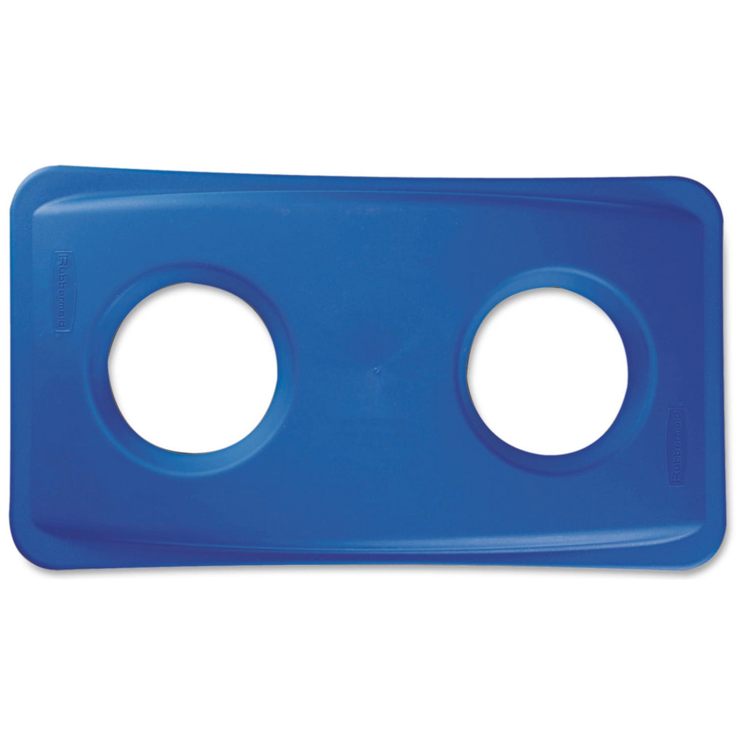 Lid for Slim Jim Bottle Recycling Container, 20.38w x 11.38d x 2.75h, Blue -