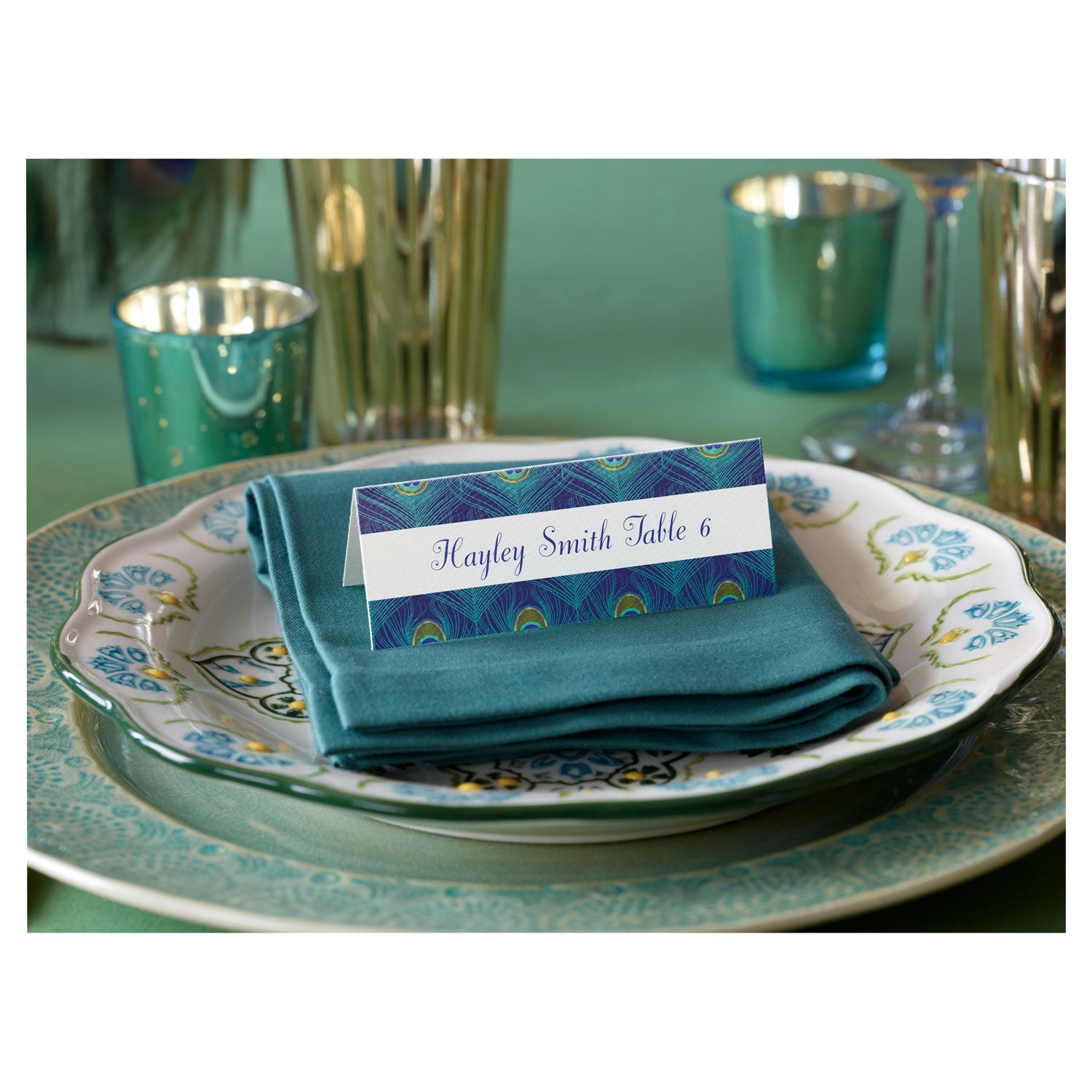 Small Textured Tent Cards, White, 1.44 x 3.75, 6 Cards/Sheet, 25 Sheets/Pack -
