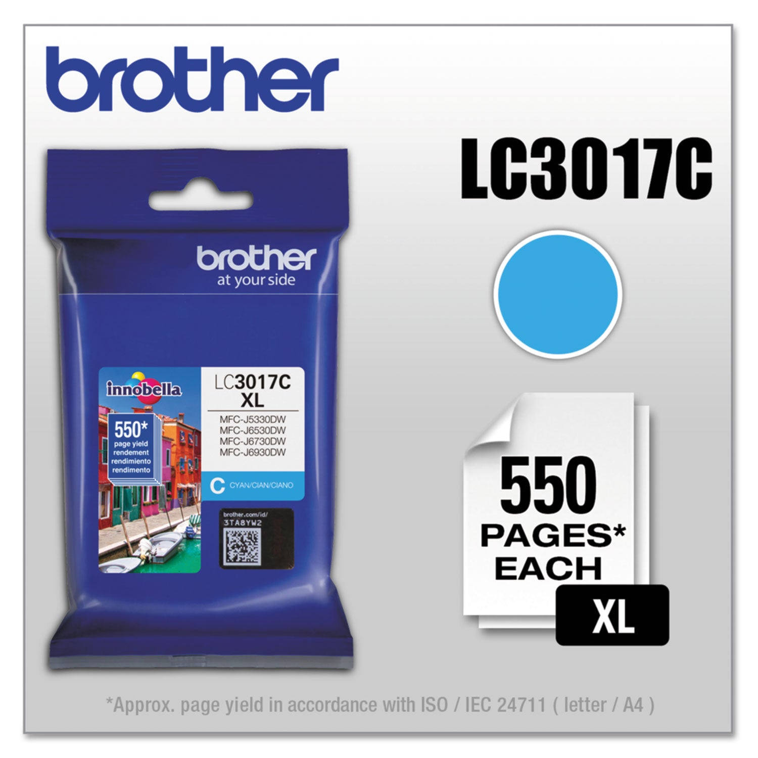lc3017c-innobella-high-yield-ink-550-page-yield-cyan_brtlc3017c - 1