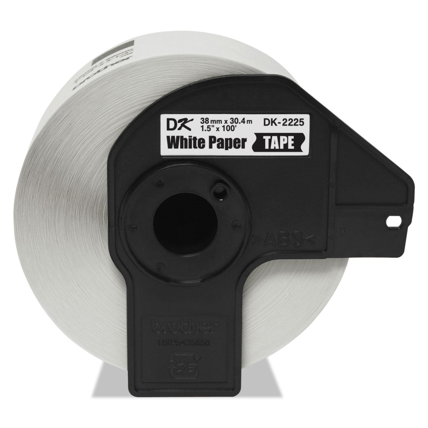 continuous-paper-label-tape-15-x-100-ft-black-white_brtdk2225 - 2