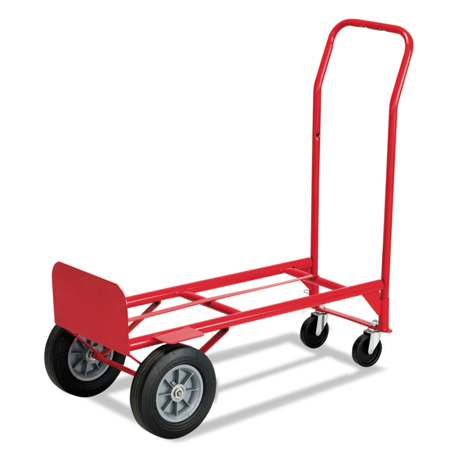 Two-Way Convertible Hand Truck, 500 to 600 lb Capacity, 18 x 51, Red -